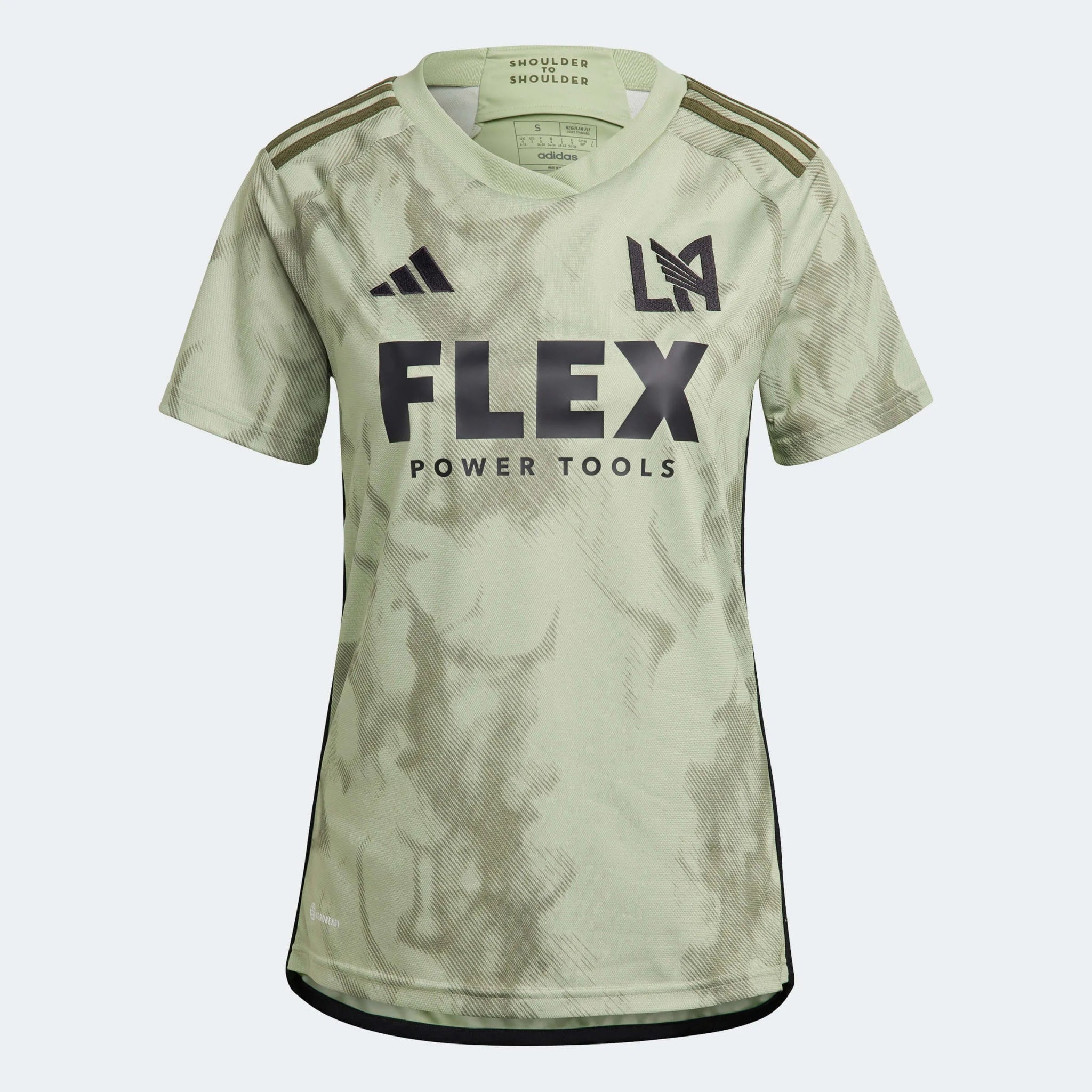 adidas 2023-24 LAFC Women's Away Soccer Jersey - Magic Lime-Tent