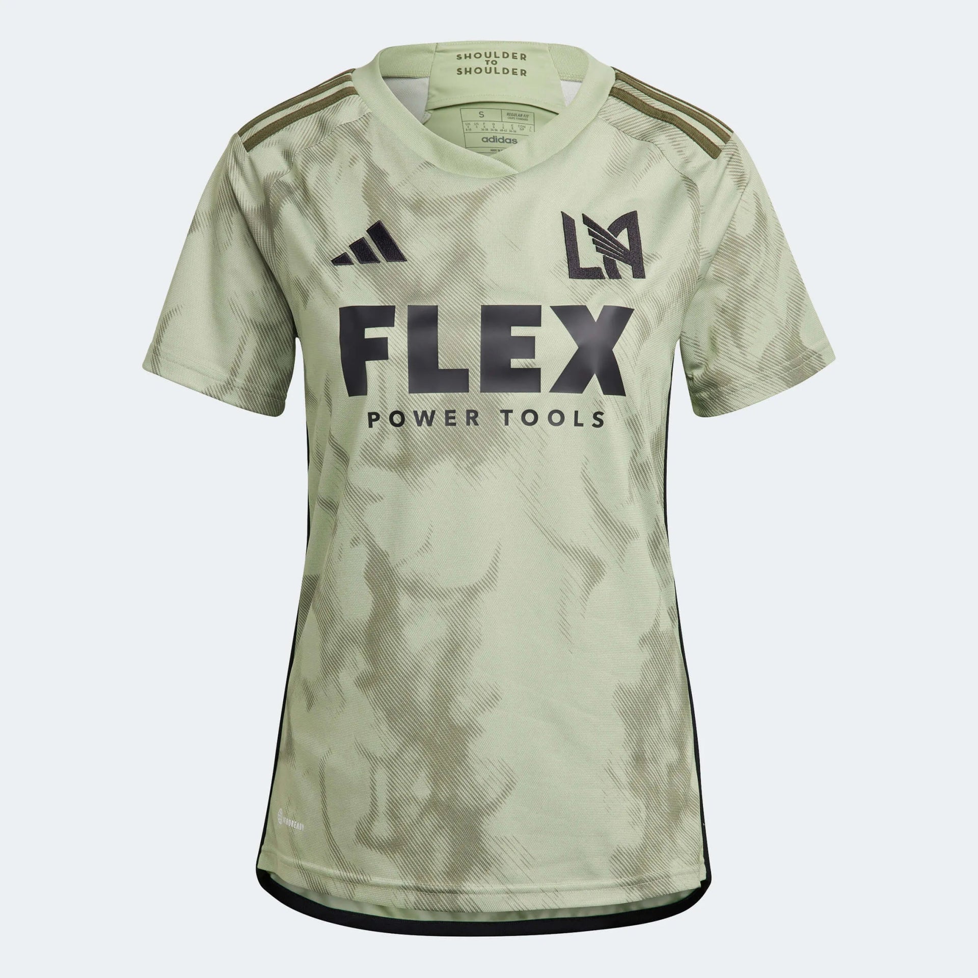 adidas 2023-24 LAFC Women's Away Soccer Jersey - Magic Lime-Tent