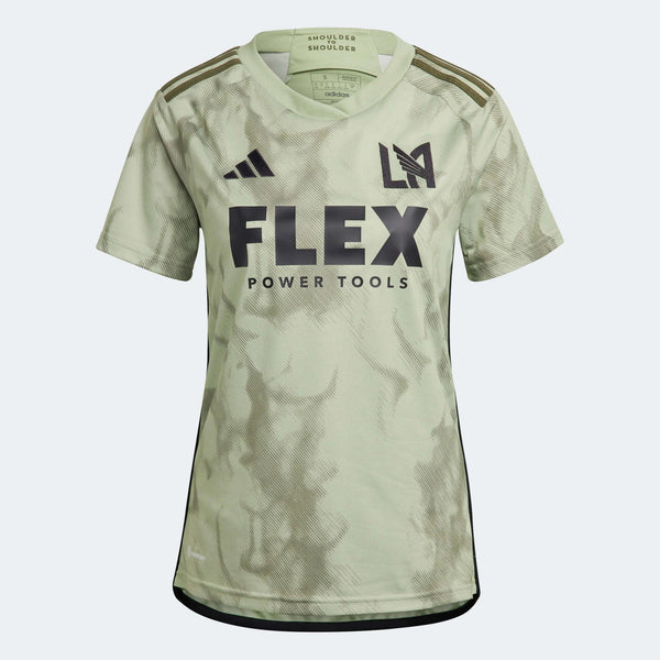 ☆海外リーグ　ユニフォーム　ゲームシャツ　tシャツジャージ　ウェア　希少 adidas 2023-24 LAFC Women's Away Soccer Jersey - Magic Lime-Tent