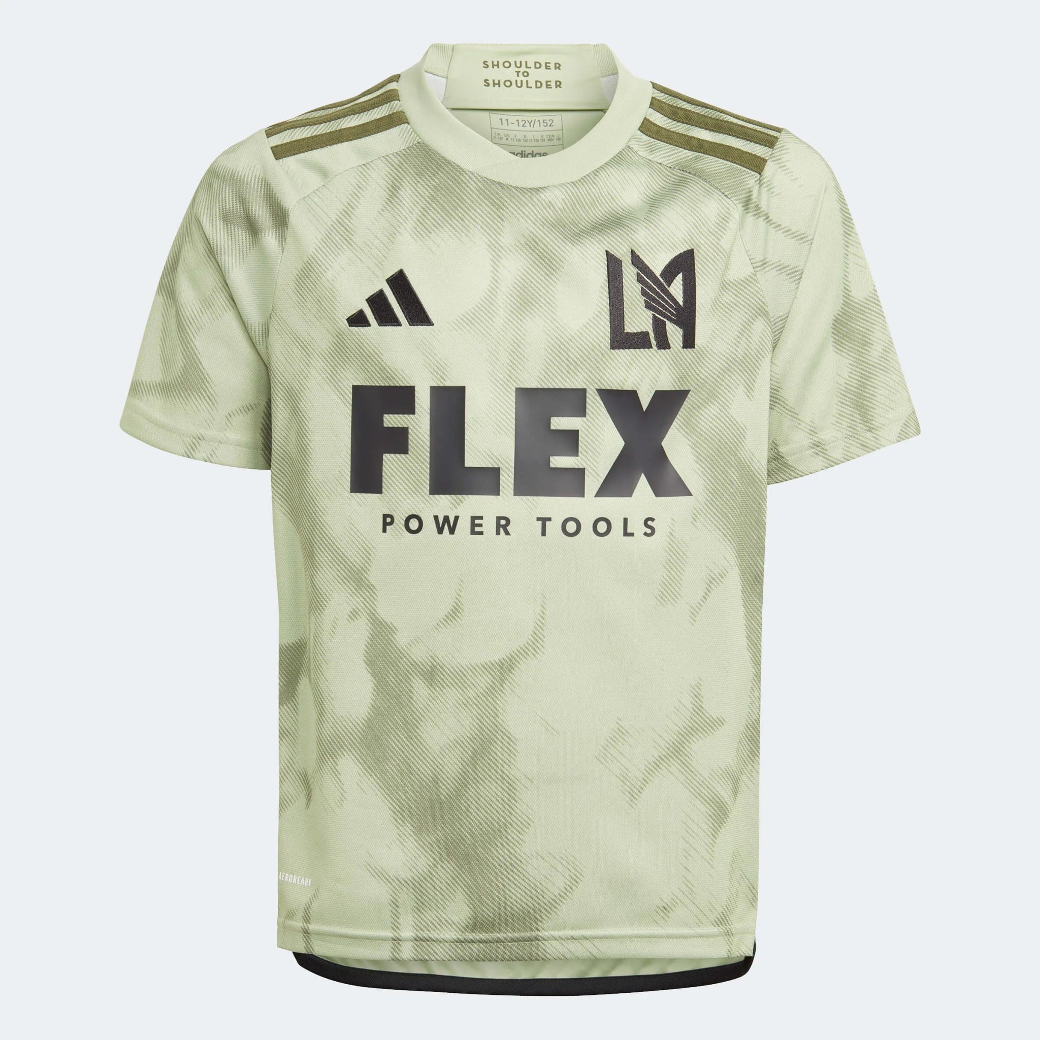 adidas 2023-24 LAFC Youth Away Jersey - Magic Lime-Tent Green