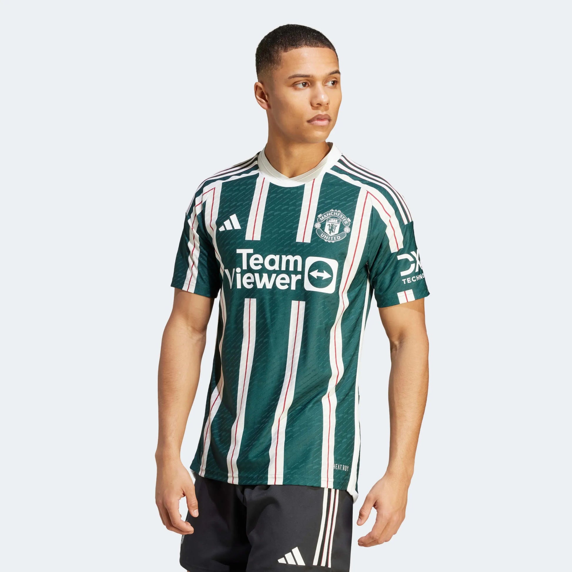 adidas 2023-24 Manchester United Men's Authentic Away Jersey