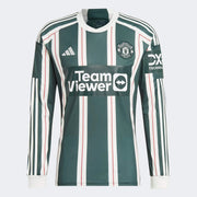 adidas 2023-24 Manchester United Men's Stadium Away Long-Sleeve Jersey