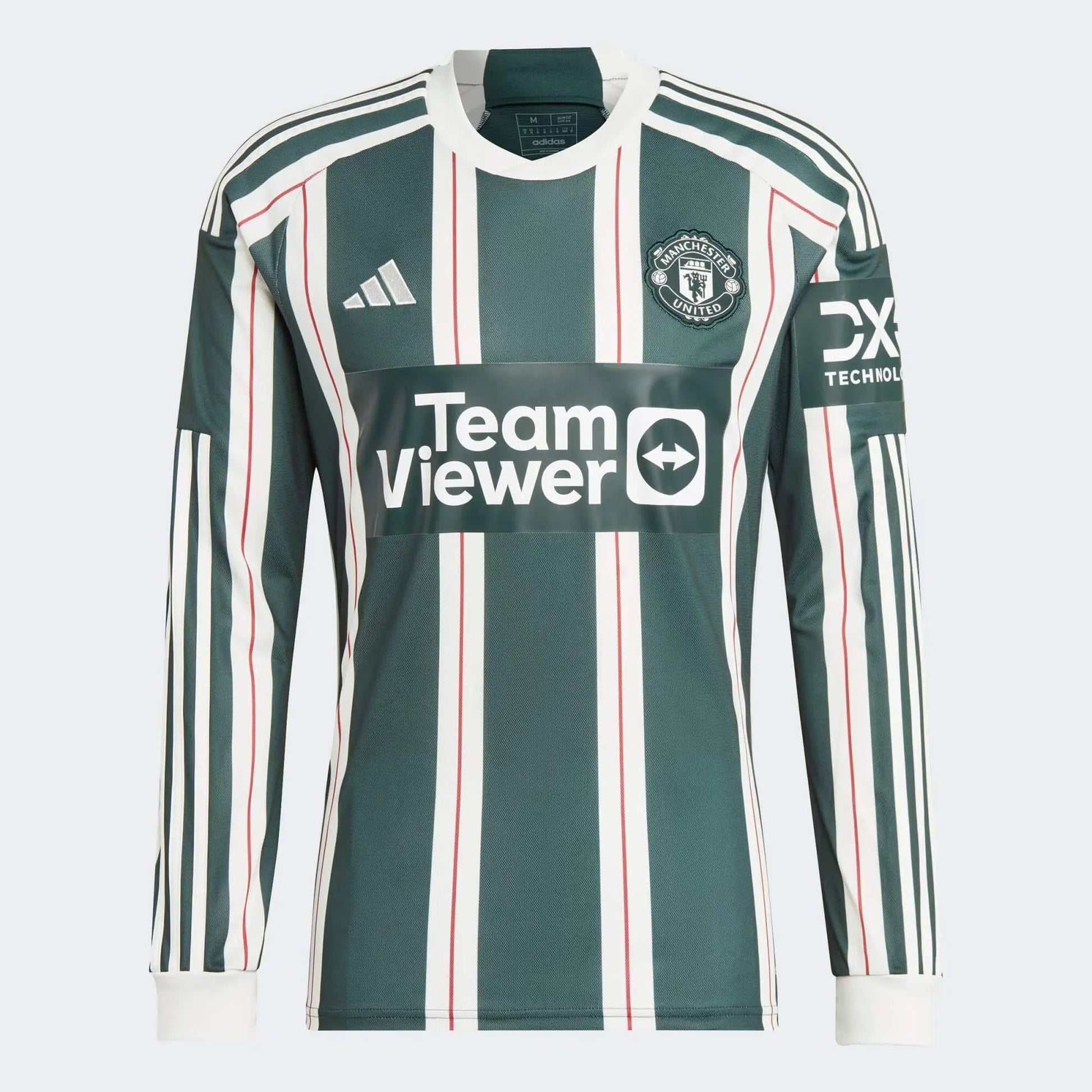 adidas 2023-24 Manchester United Men's Stadium Away Long-Sleeve