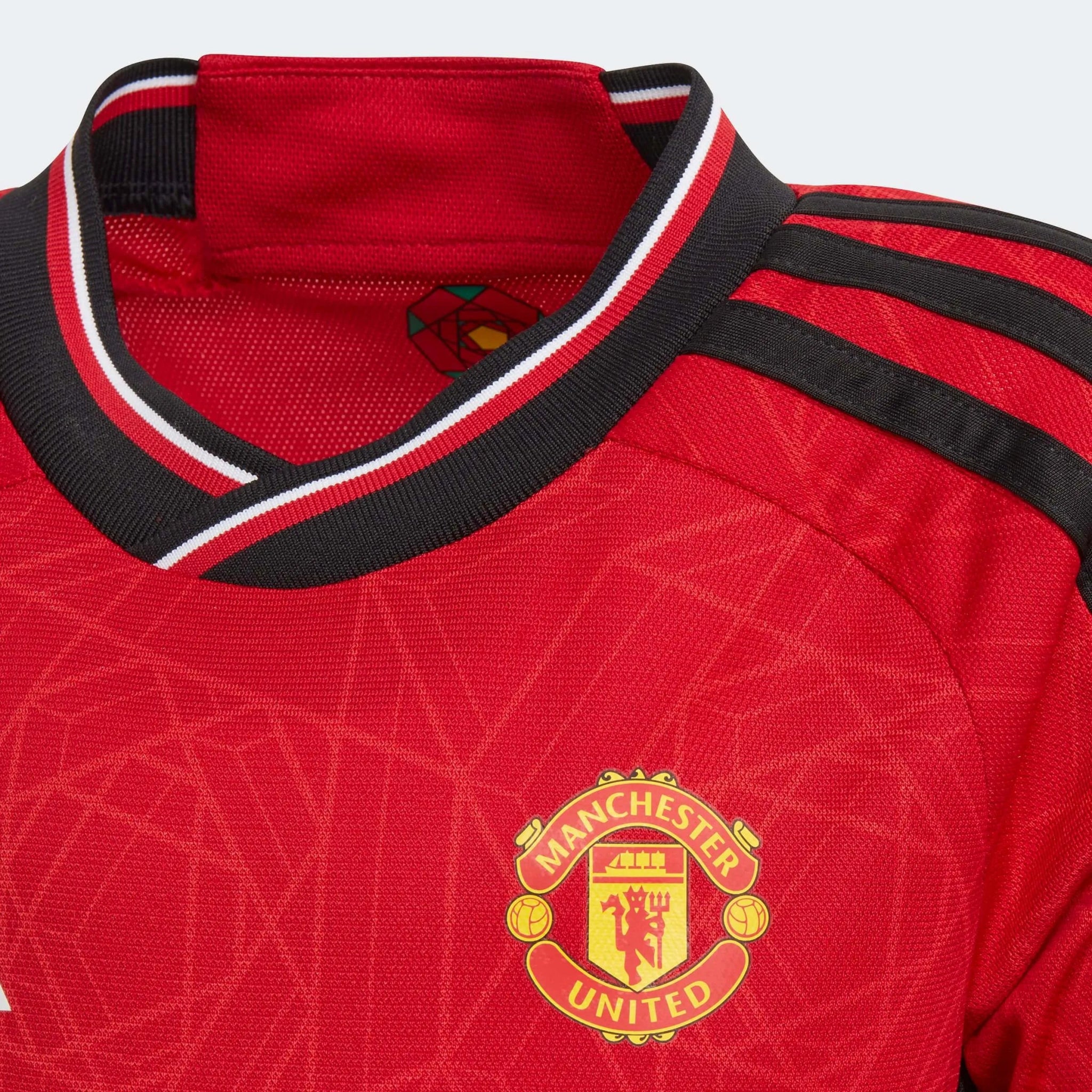 adidas 2023-24 Manchester United Toddlers Home Mini Kit