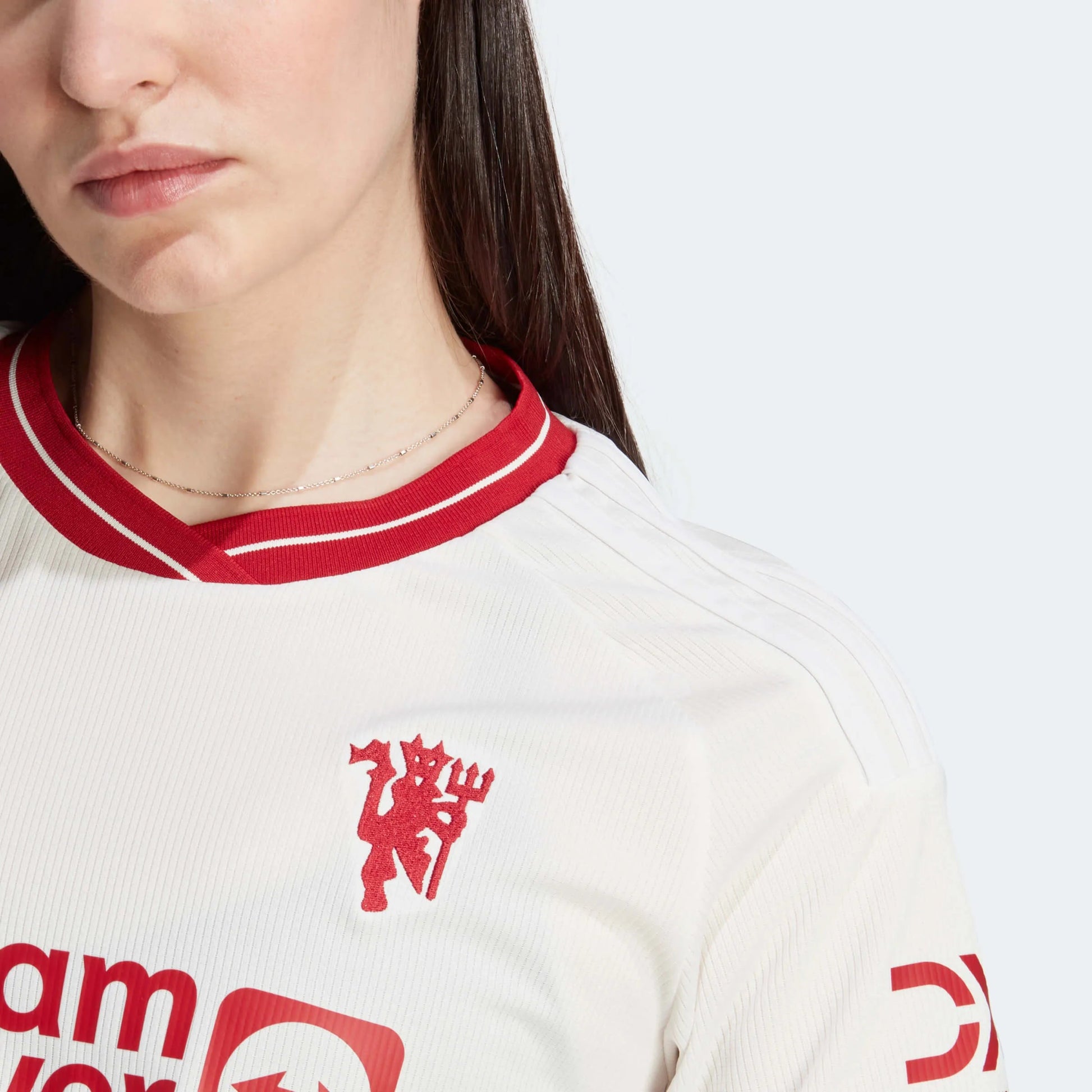 adidas 2023-24 Manchester United Women's Stadium Third Jersey (Detail 2)