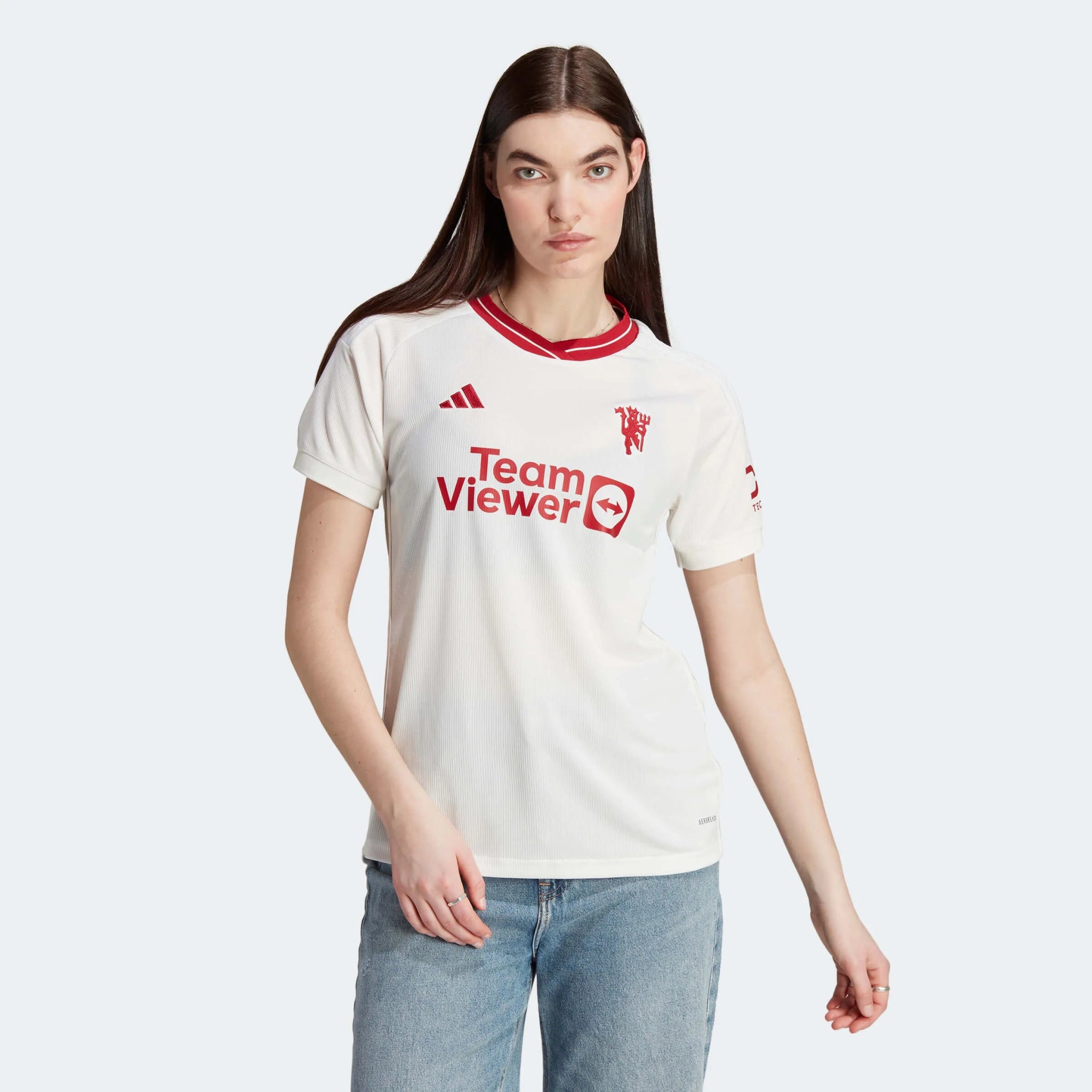 adidas 2023-24 Manchester United Women's Stadium Third Jersey (Model - Front)