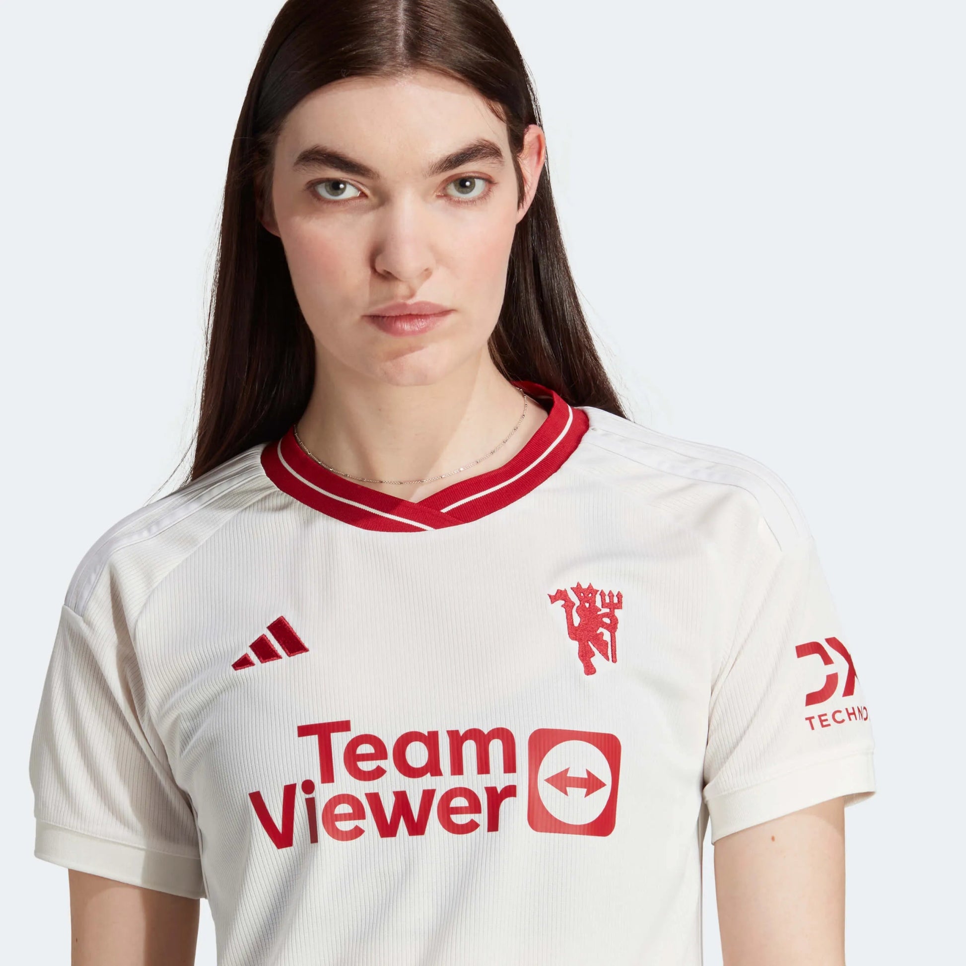 adidas 2023-24 Manchester United Women's Stadium Third Jersey (Detail 1)