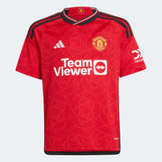 adidas 2023-24 Manchester United Youth Home Jersey