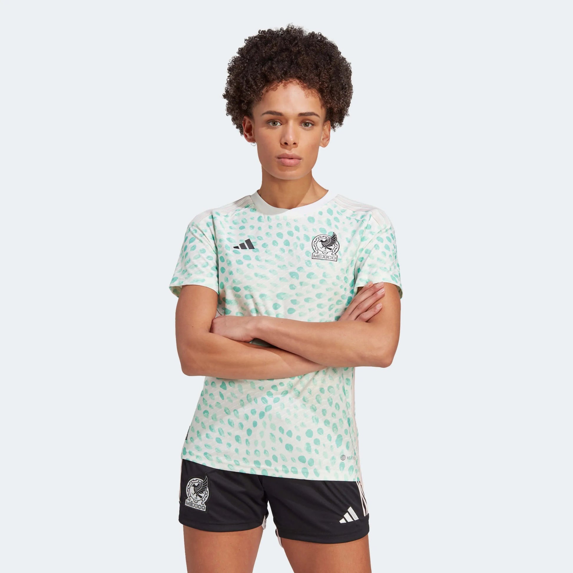 adidas 2023-24 Mexico Authentic Women's Away Jersey - Core White