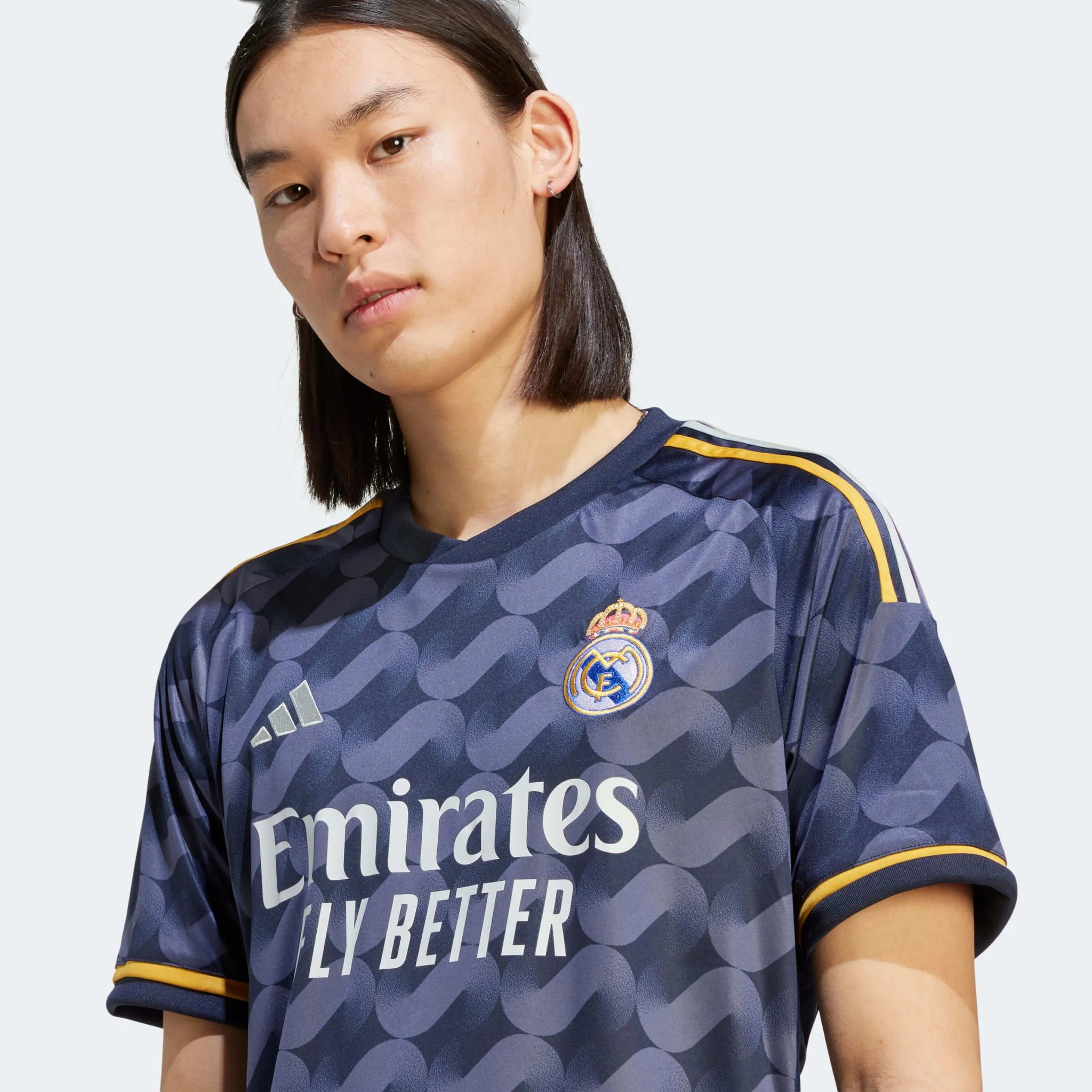 adidas 2023-24 Real Madrid Men's Stadium Away Jersey