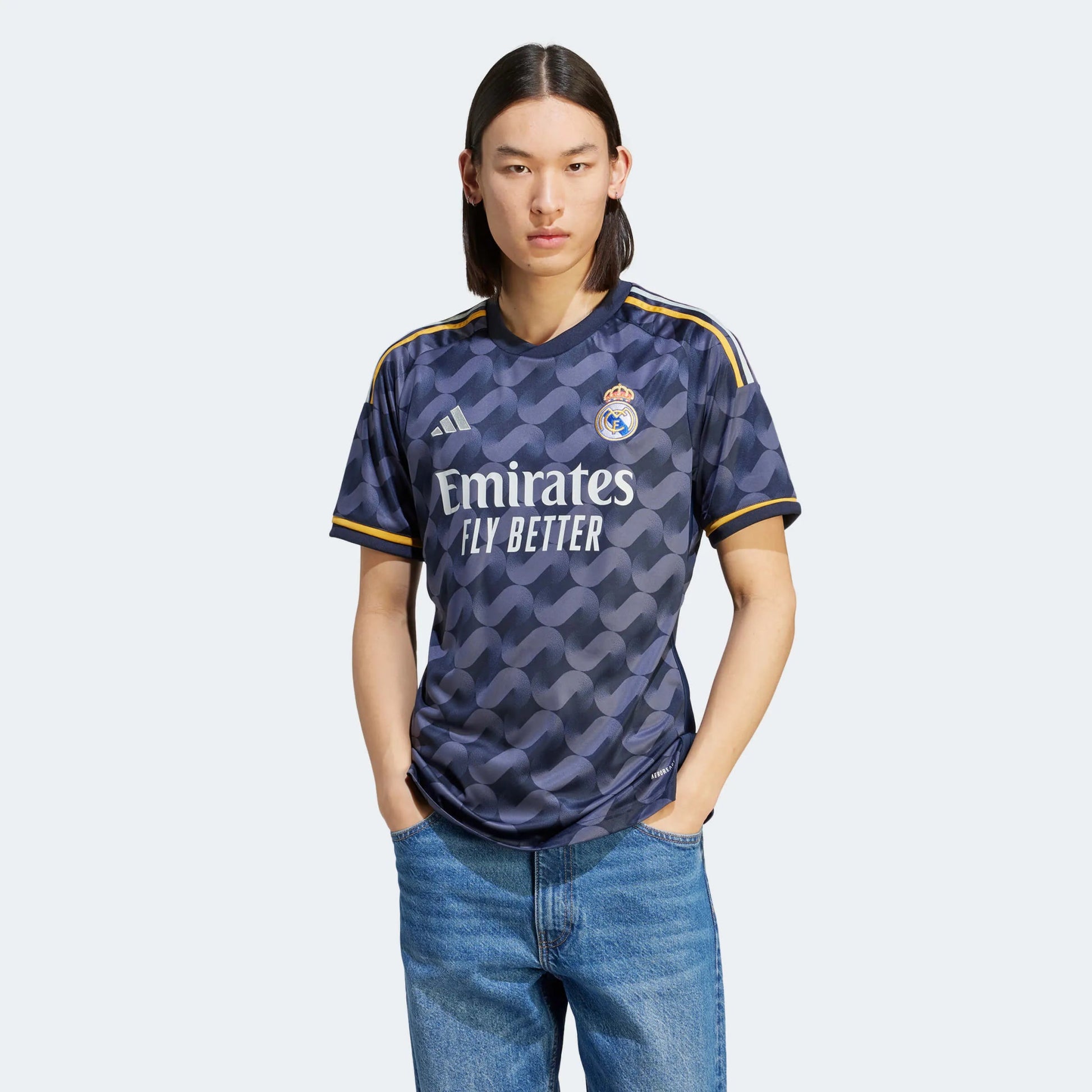 adidas 2023-24 Real Madrid Men's Stadium Away Jersey