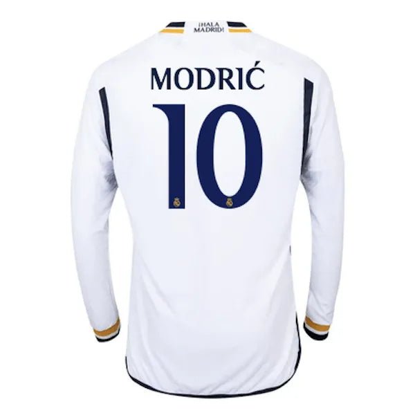 adidas 2023-24 Real Madrid Men's Stadium Home Long-Sleeve Jersey