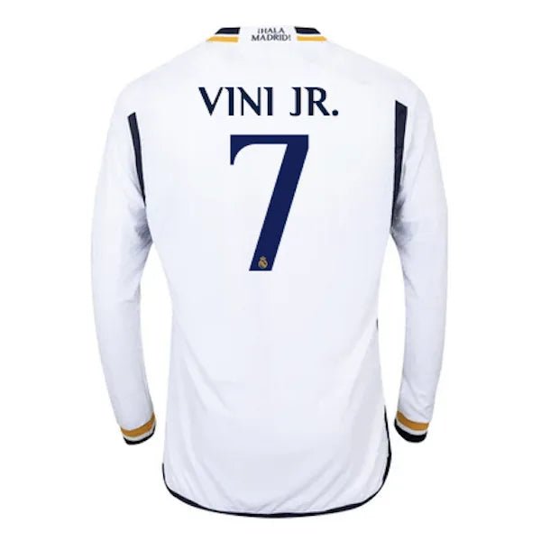 adidas 2023-24 Real Madrid Men's Stadium Home Long-Sleeve Jersey