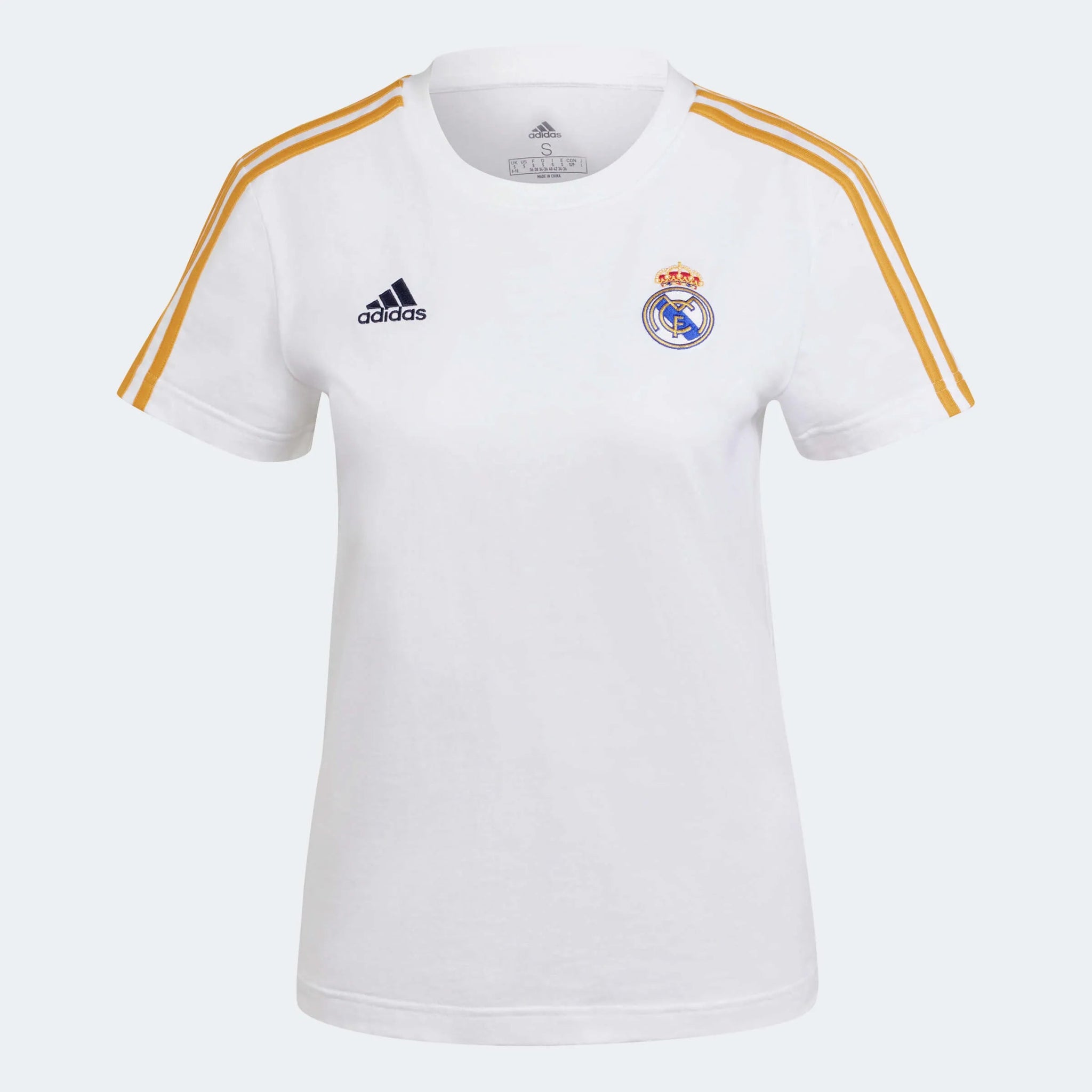 adidas 2023-24 Real Madrid Women's 3 Stripe Tee
