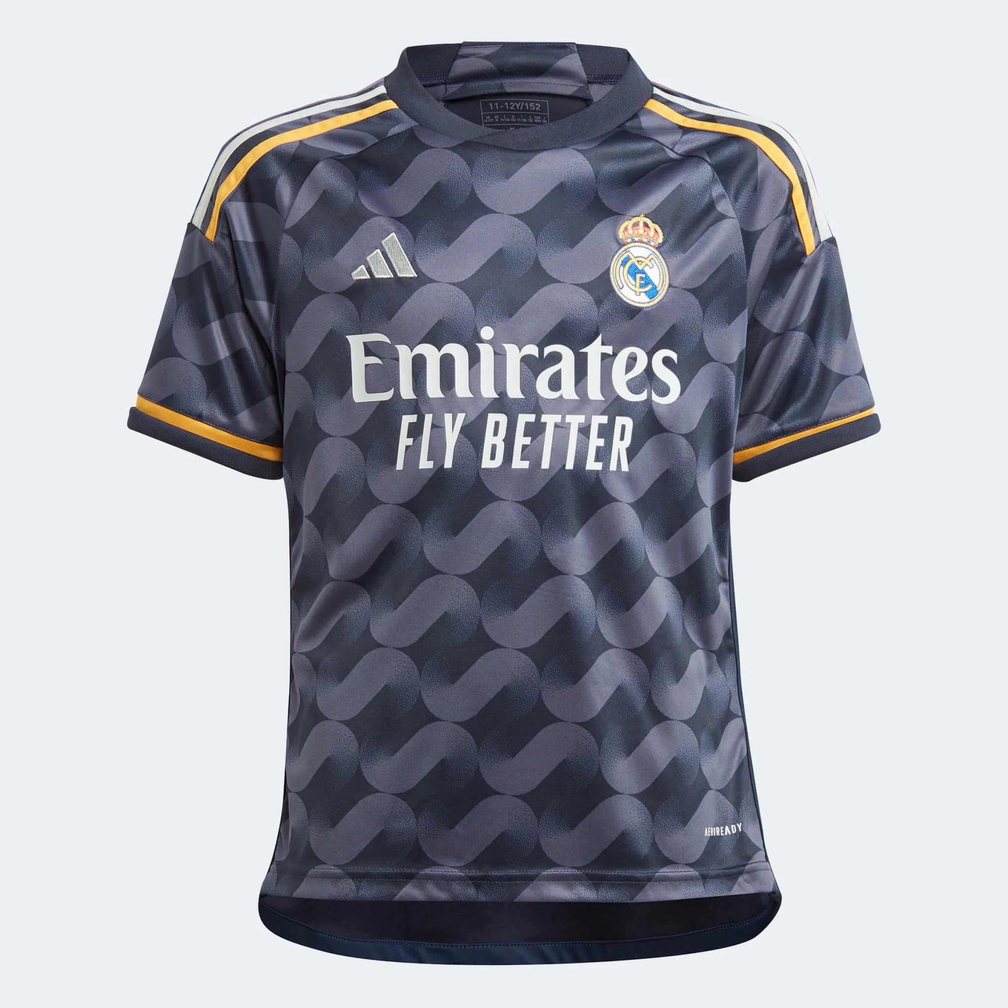 adidas 2023-24 Real Madrid Youth Stadium Away Jersey