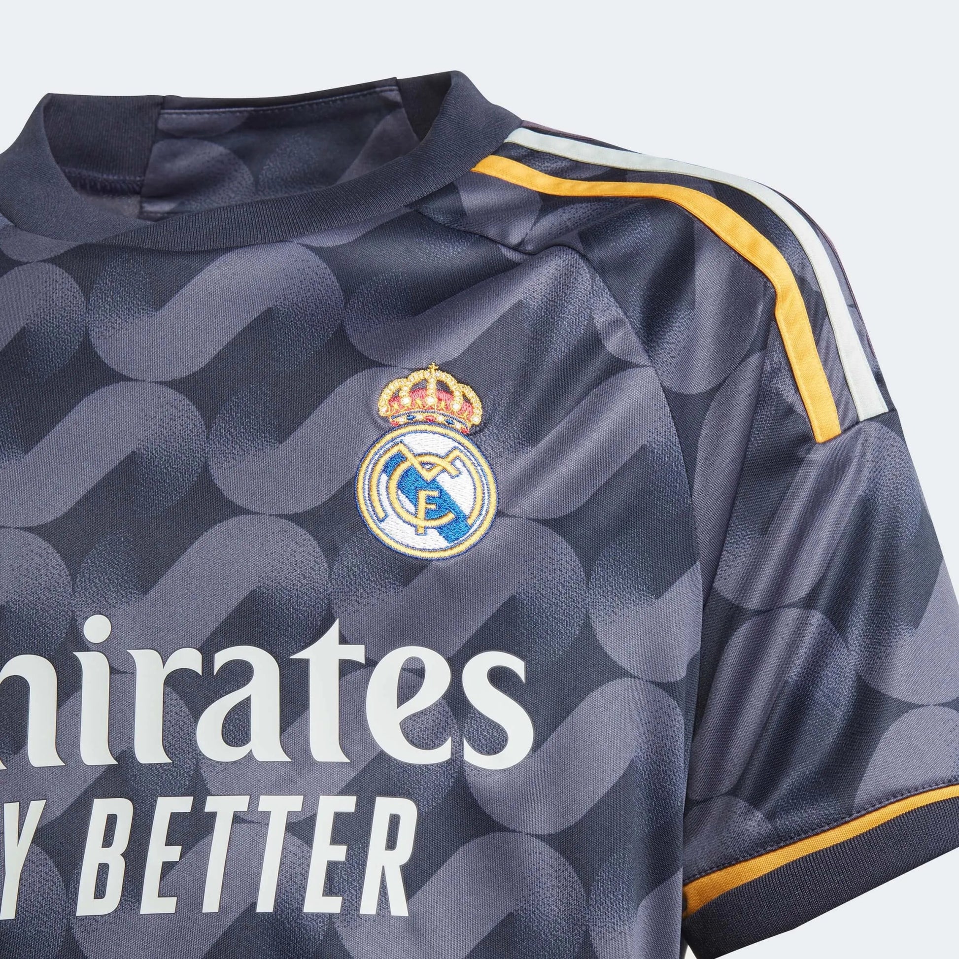 adidas 2023-24 Real Madrid Youth Stadium Away Jersey