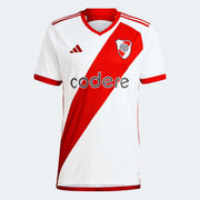 adidas 2023-24 River Plate Men's Stadium Home Jersey