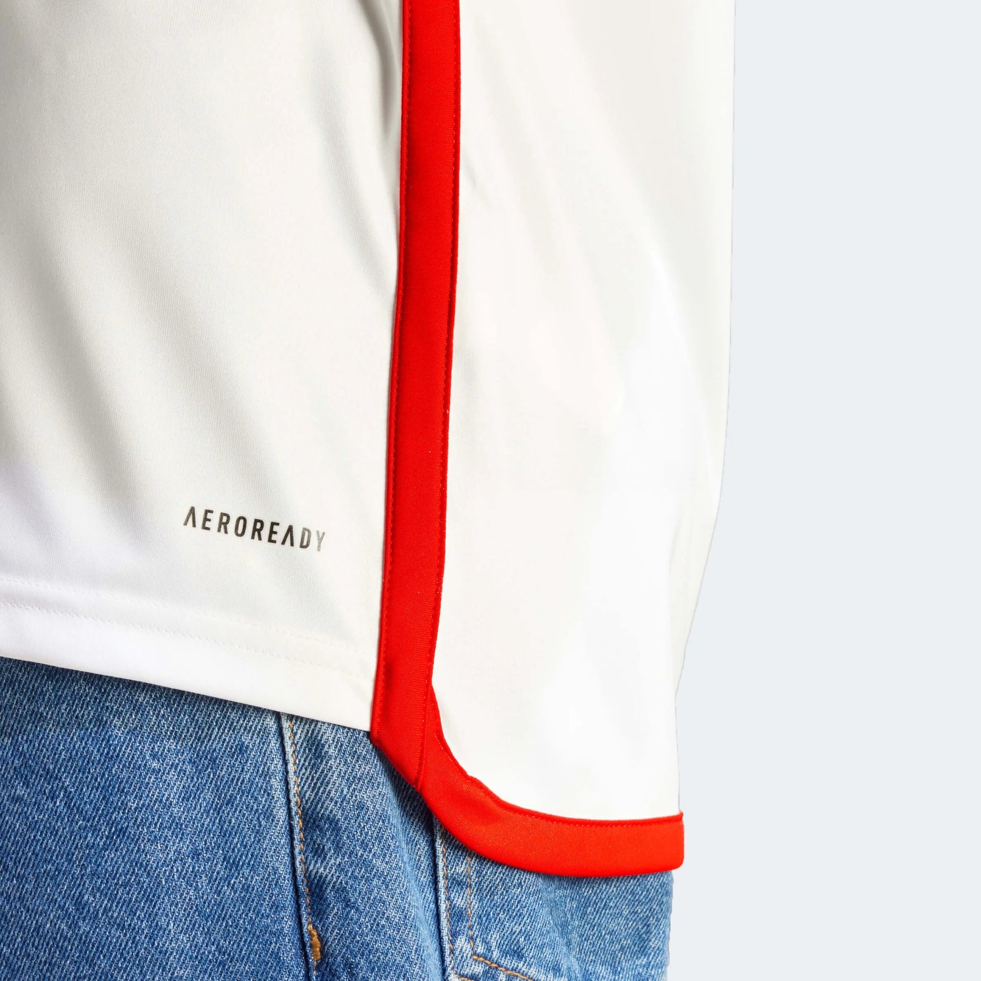 adidas 2023-24 River Plate Men's Stadium Home Jersey