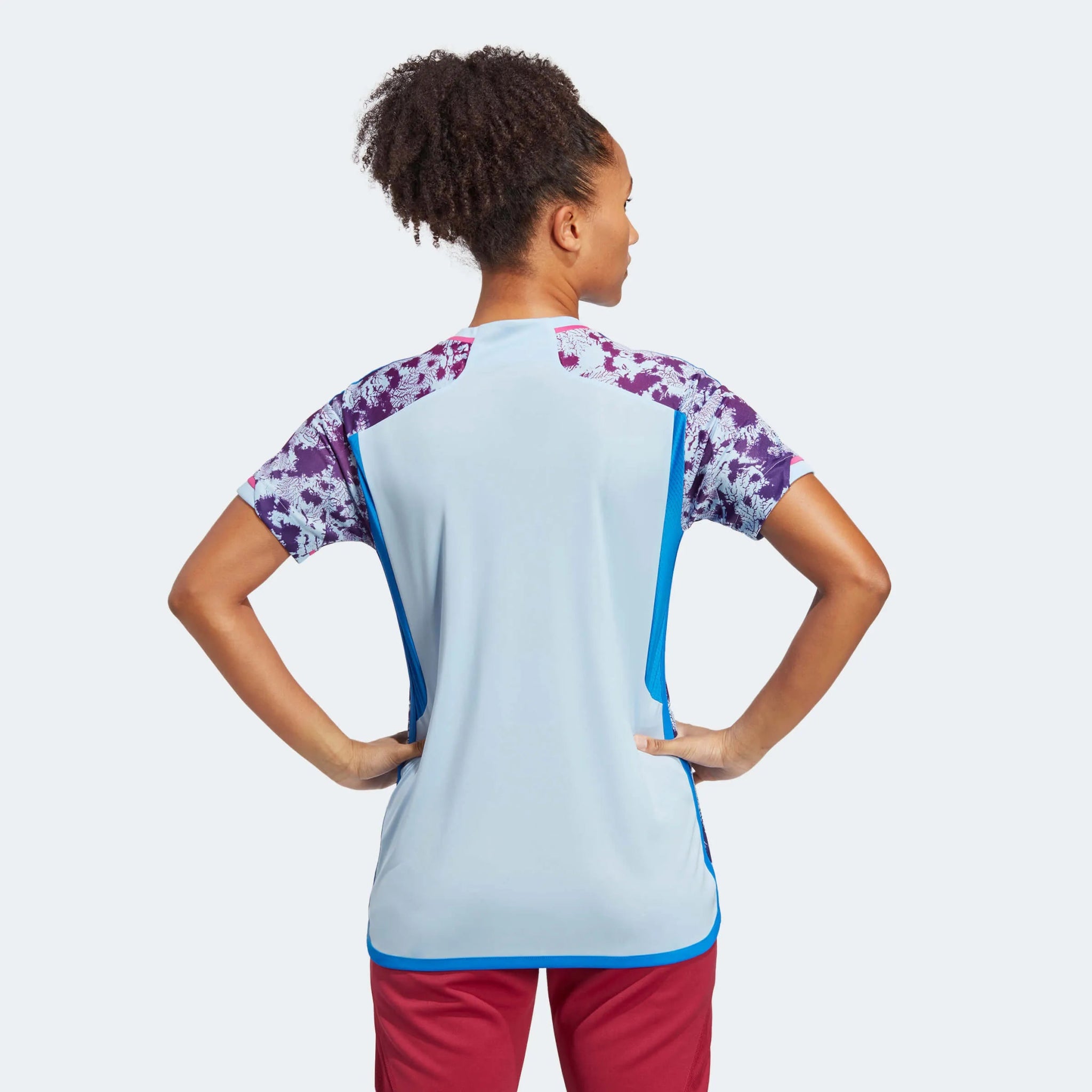 adidas 2023-24 Spain Womens Away Jersey - Glow Blue