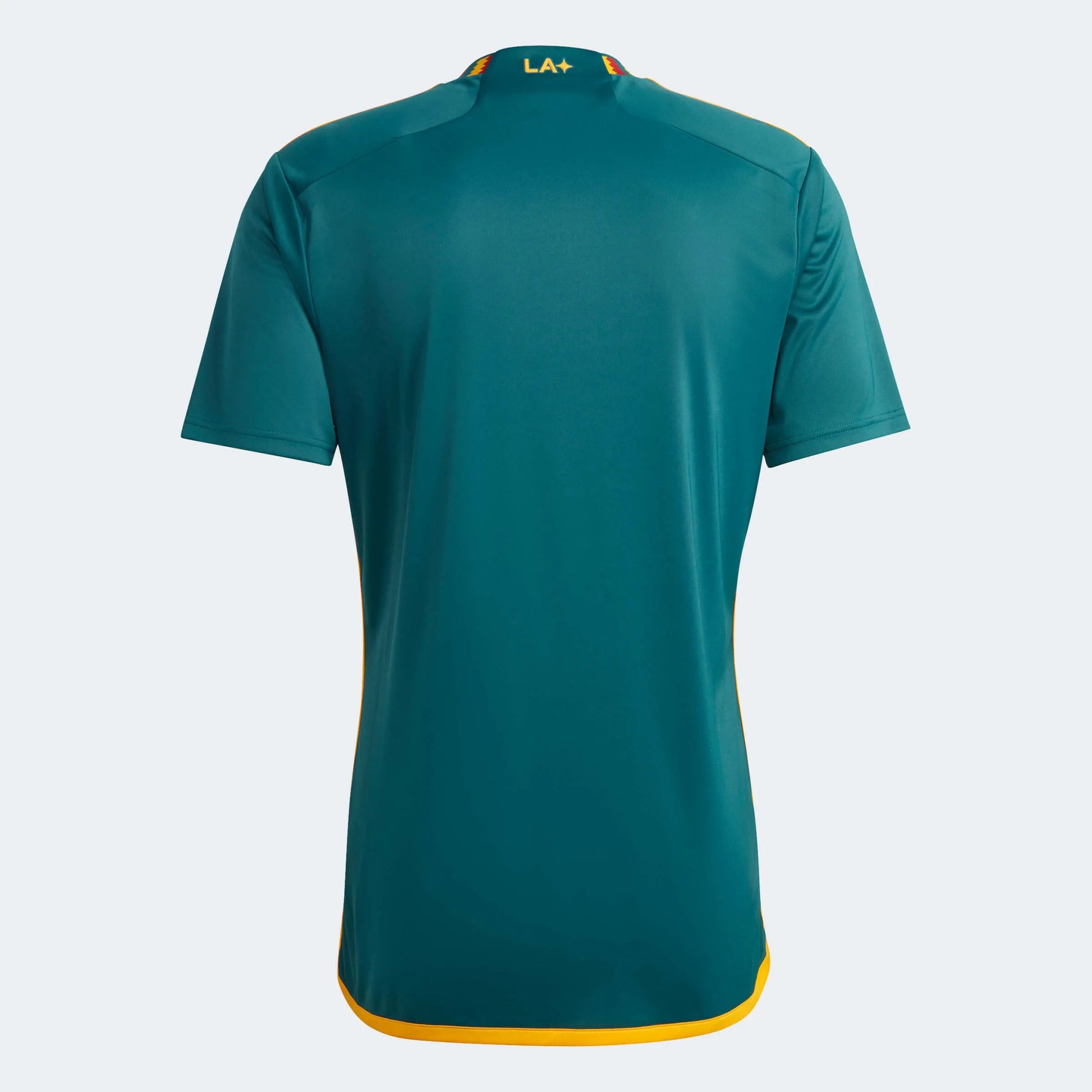 adidas 2023-24 LA Galaxy Away Jersey - Mystery Green-Team Gold (Back)