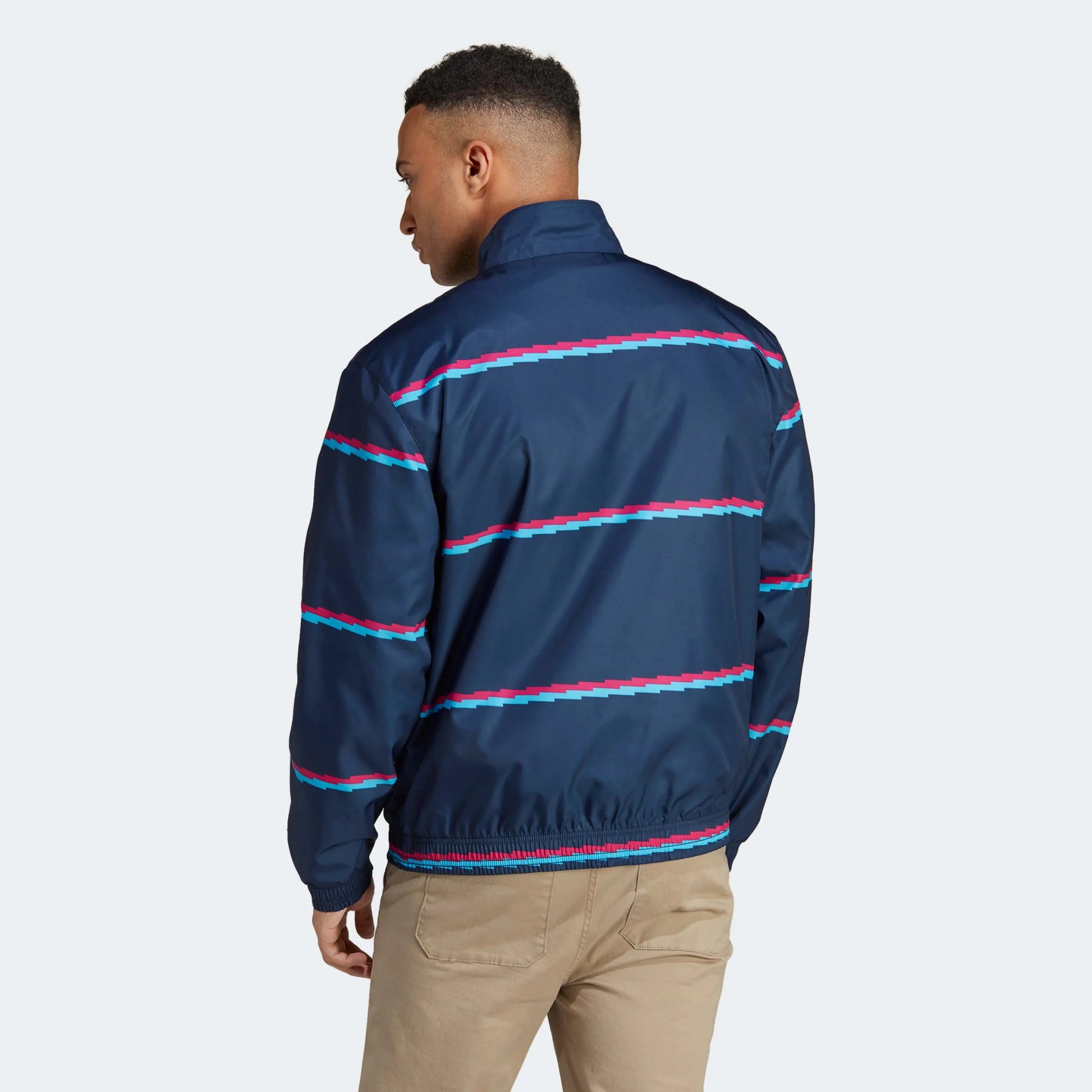 adidas 2023 Arsenal Reversible Anthem Jacket - Sky Rush