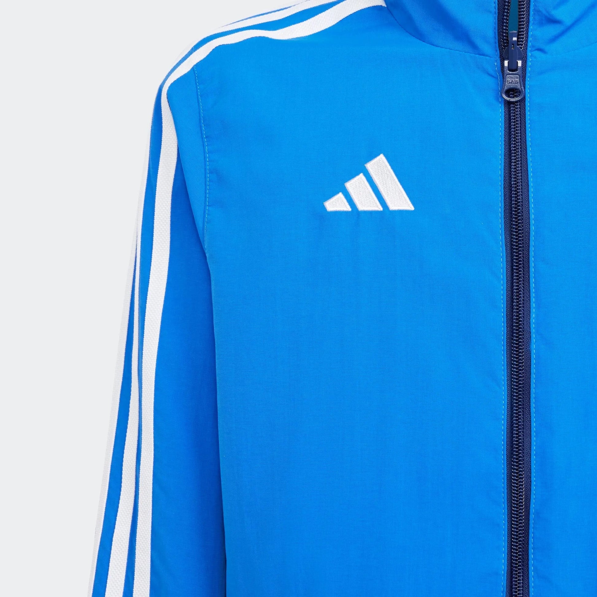 adidas 2023 Italy Youth Reversible Anthem Jacket - Blue