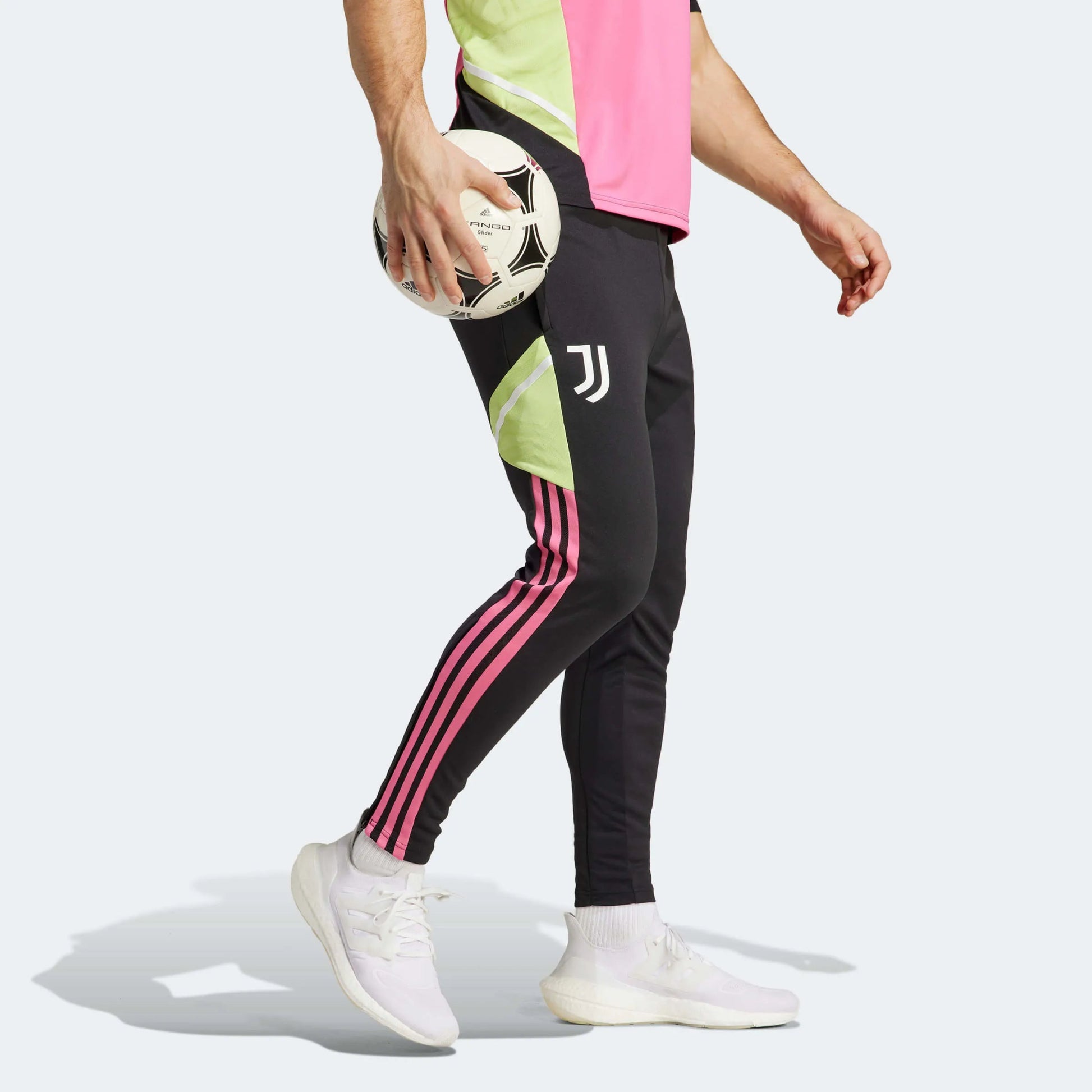 adidas 2023 Juventus Training Pants - Black-Green-Pink