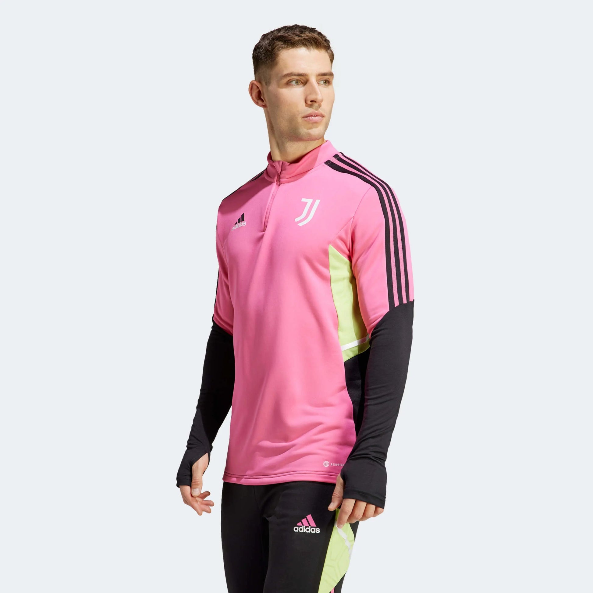 adidas 2023 Juventus Training Top - Pink-Black