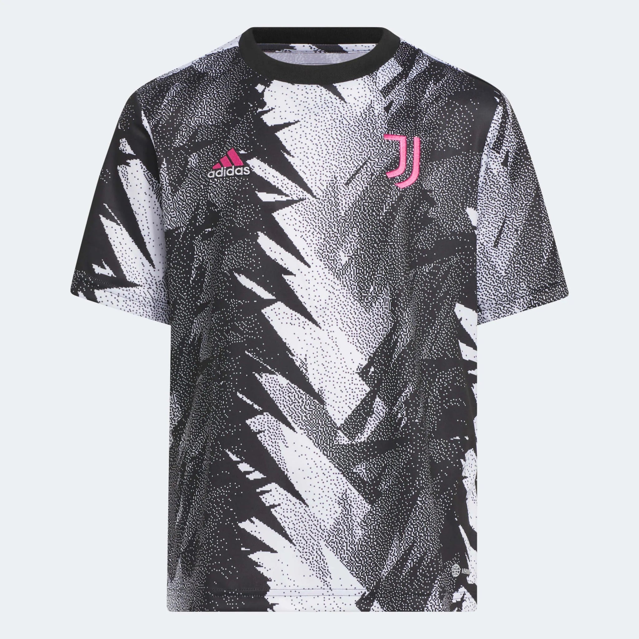 adidas 2023 Juventus Youth Pre-Match Jersey - Black-White