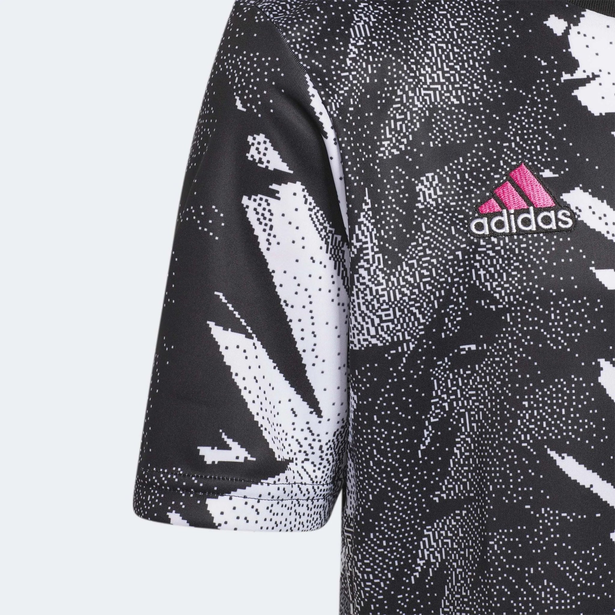 adidas 2023 Juventus Youth Pre-Match Jersey - Black-White