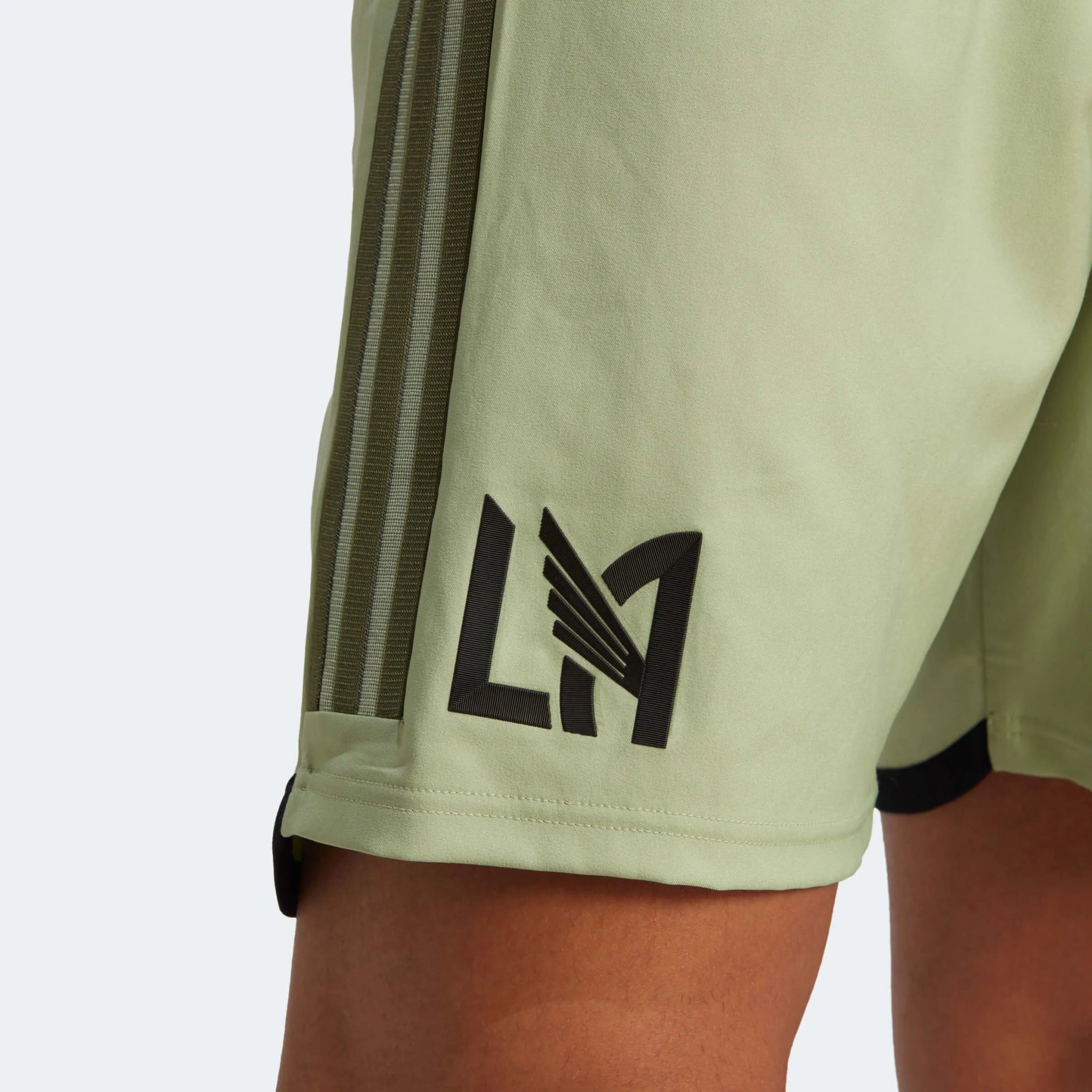adidas 2023 LAFC Authentic Away Shorts - Magic Lime-Tent Green