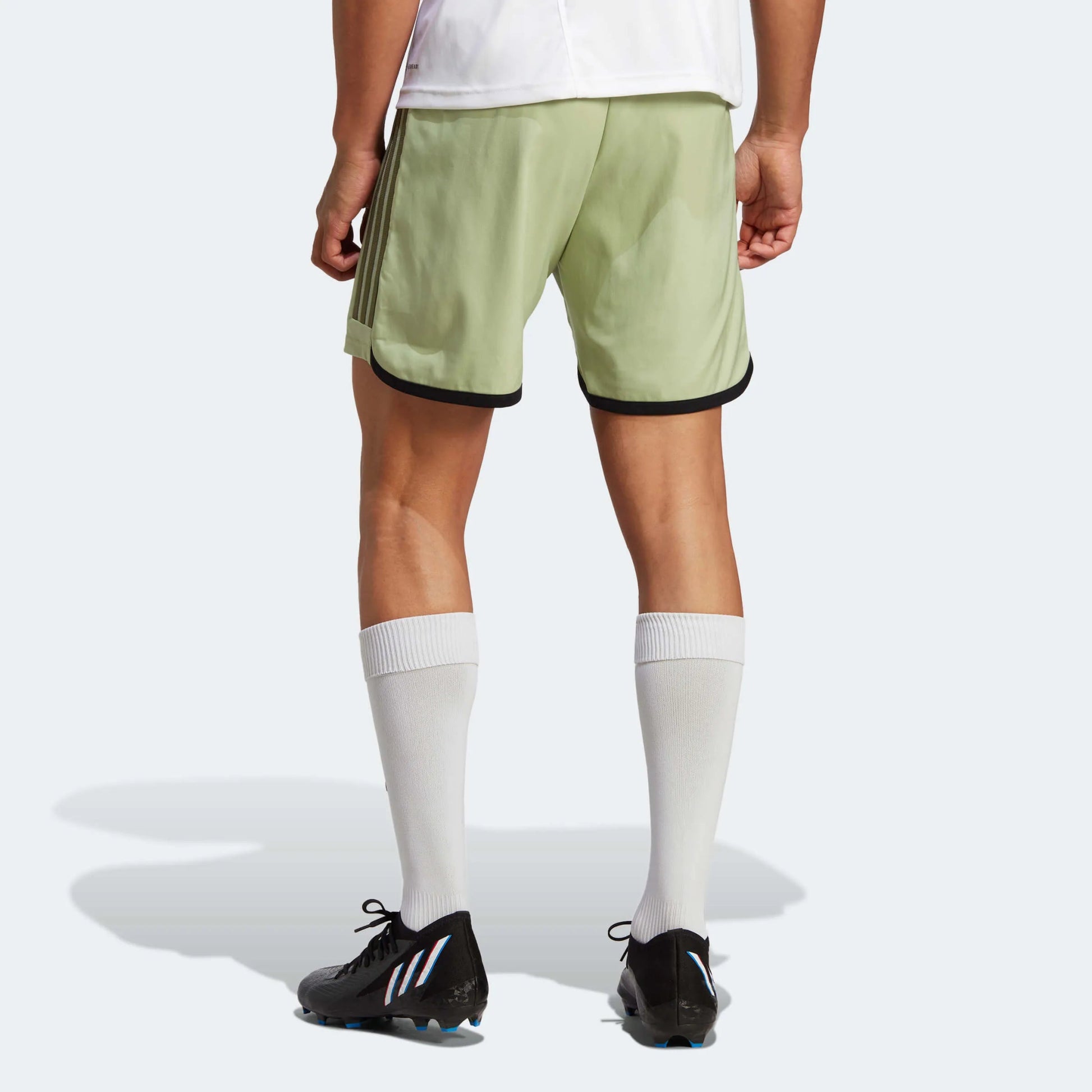 adidas 2023 LAFC Authentic Away Shorts - Magic Lime-Tent Green