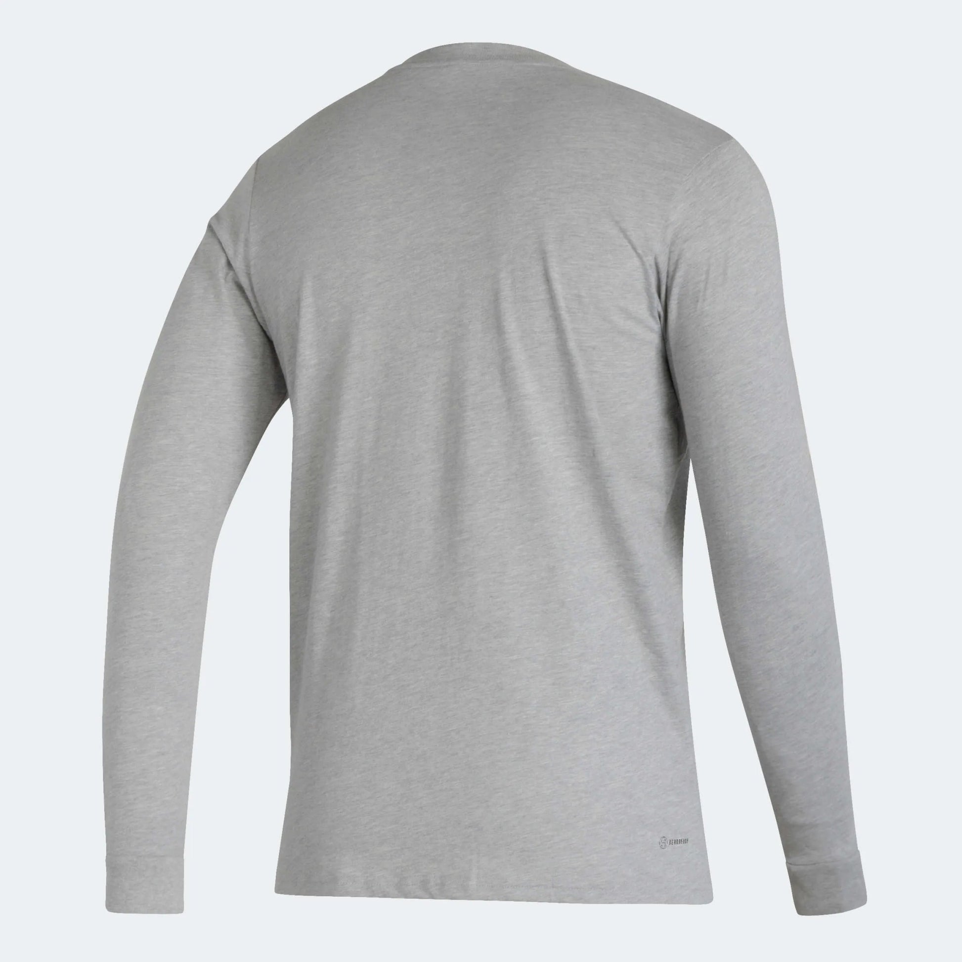adidas 2023 LAFC LS Pre-Game Tee - Grey (Back)