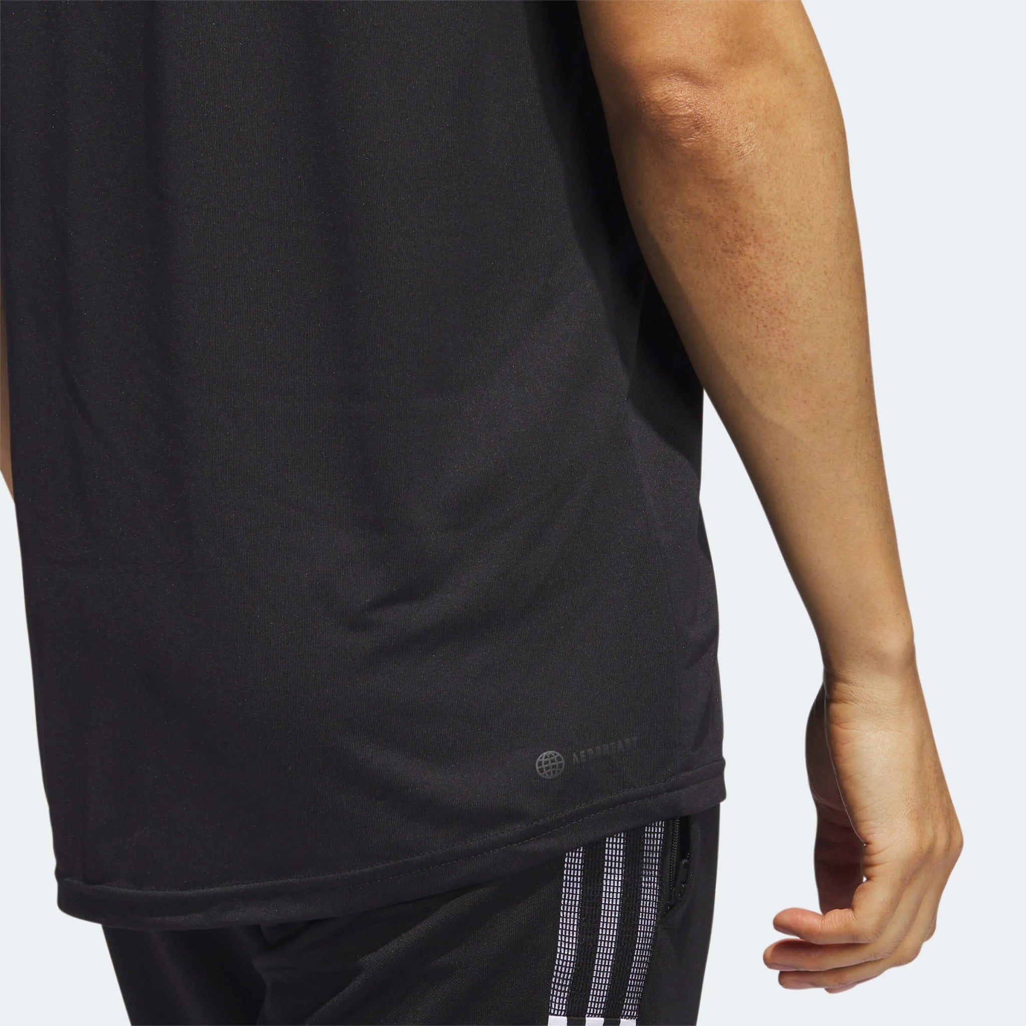 adidas 2023 LAFC SS Pre-Game Tee - Black-White
