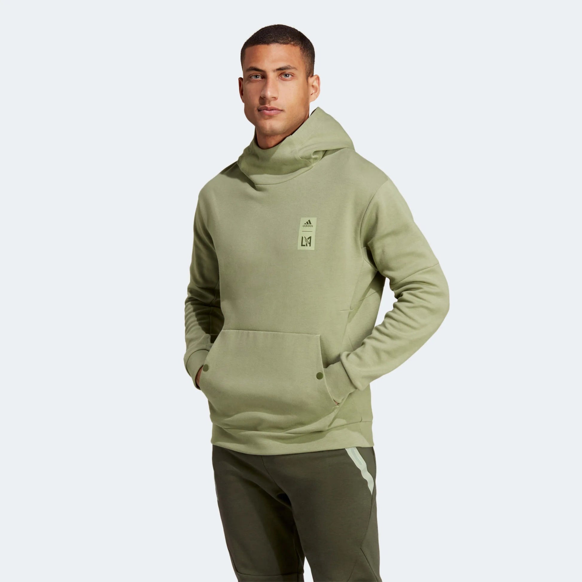 adidas 2023 LAFC Travel Hoodie - Green