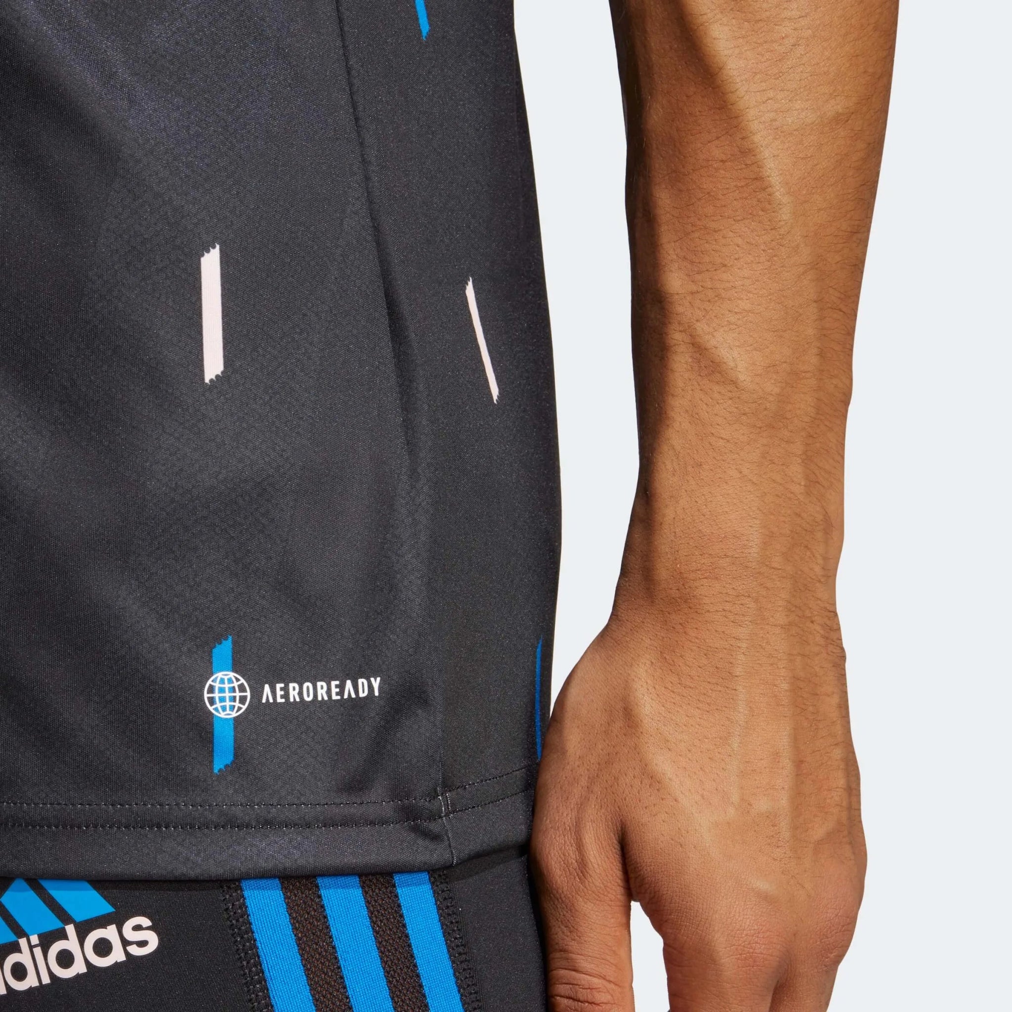 adidas 2023 Manchester United Pre-Match Jersey - Black-Pink-Blue