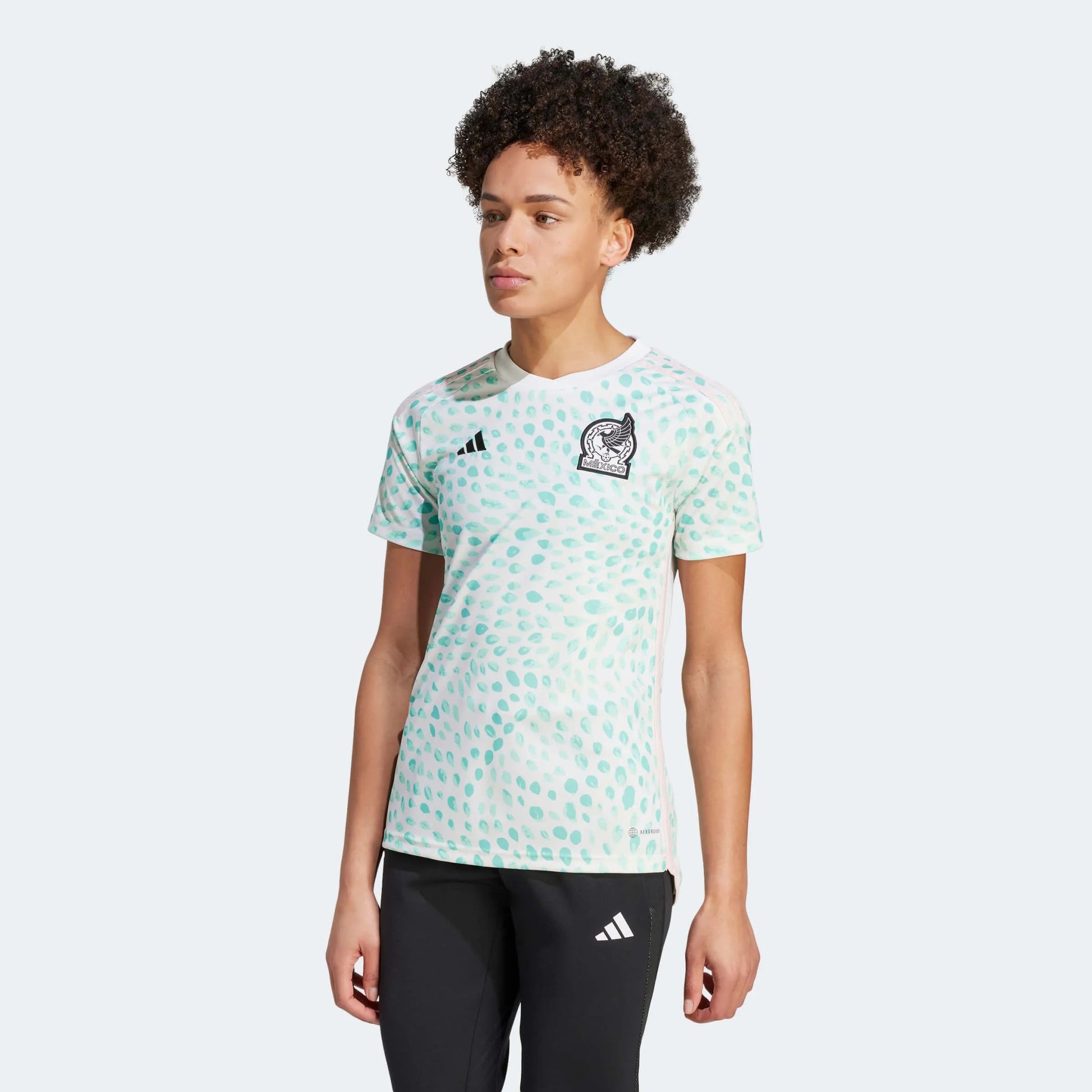 adidas 2023 Mexico Women's Away Soccer Jersey - Core White – ProSoccer adidas 2023 Mexico Women's Away Soccer Jersey - Core White – ProSoccer