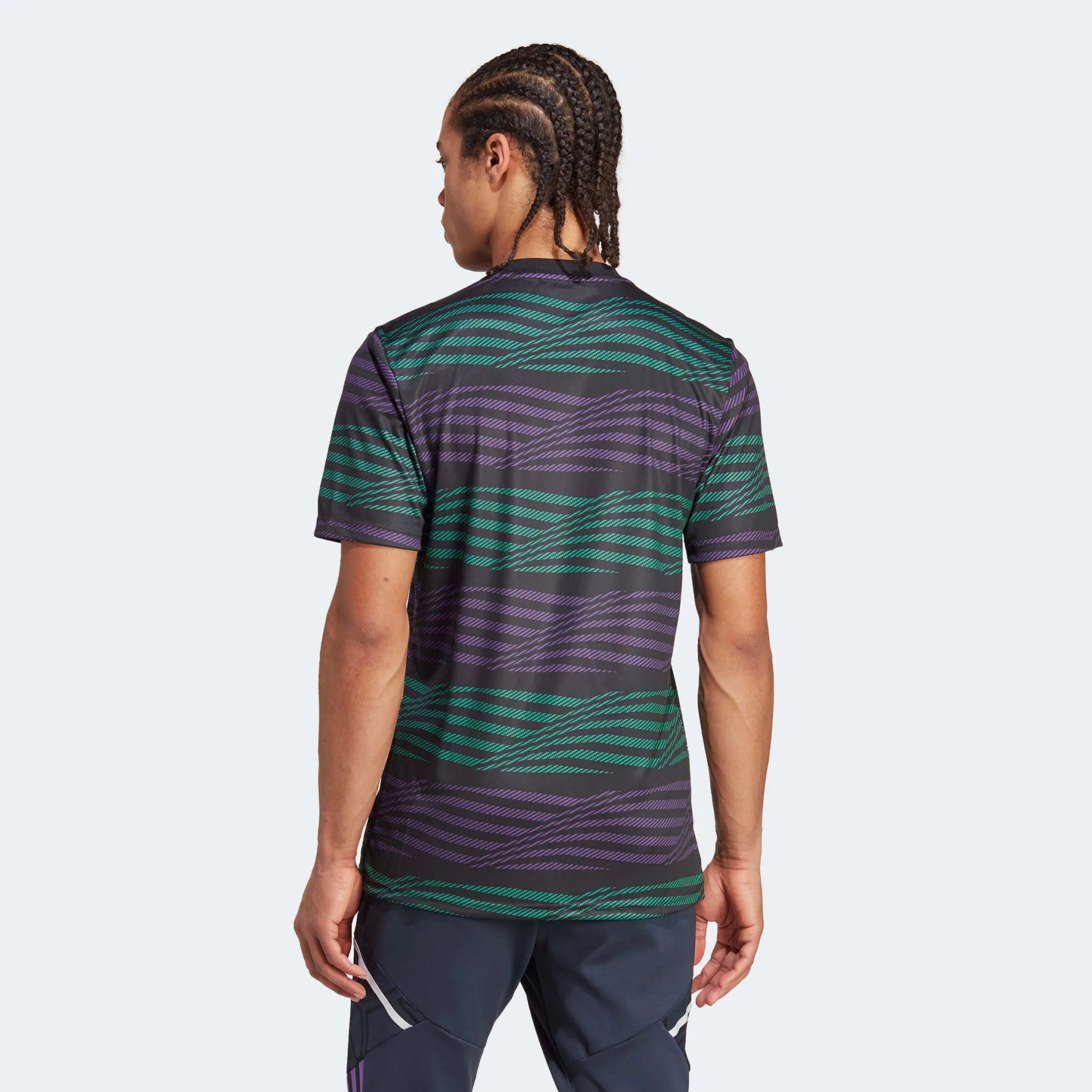 adidas 2023 Real Madrid Pre-Match Jersey - Black-Purple-Green