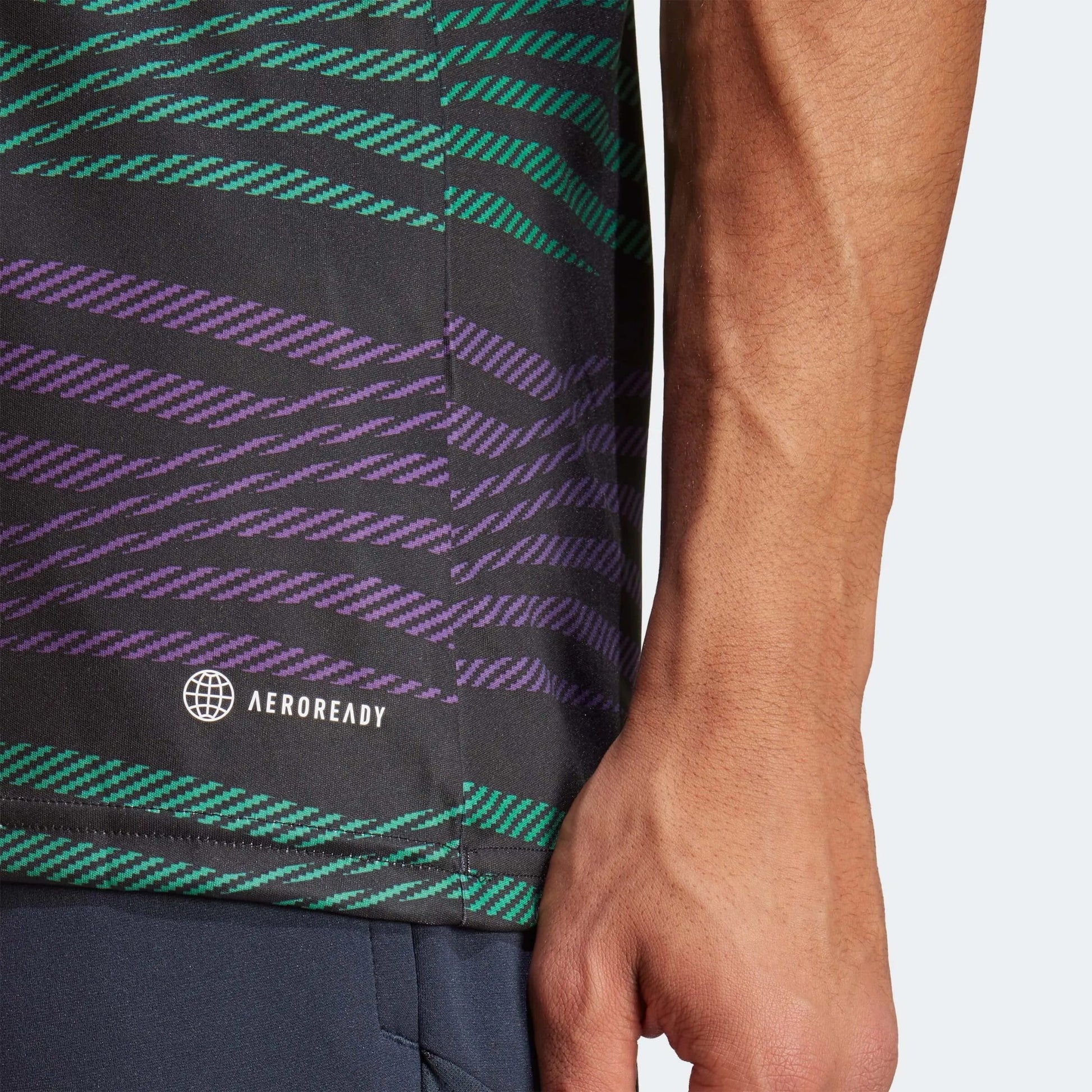 adidas 2023 Real Madrid Pre-Match Jersey - Black-Purple-Green