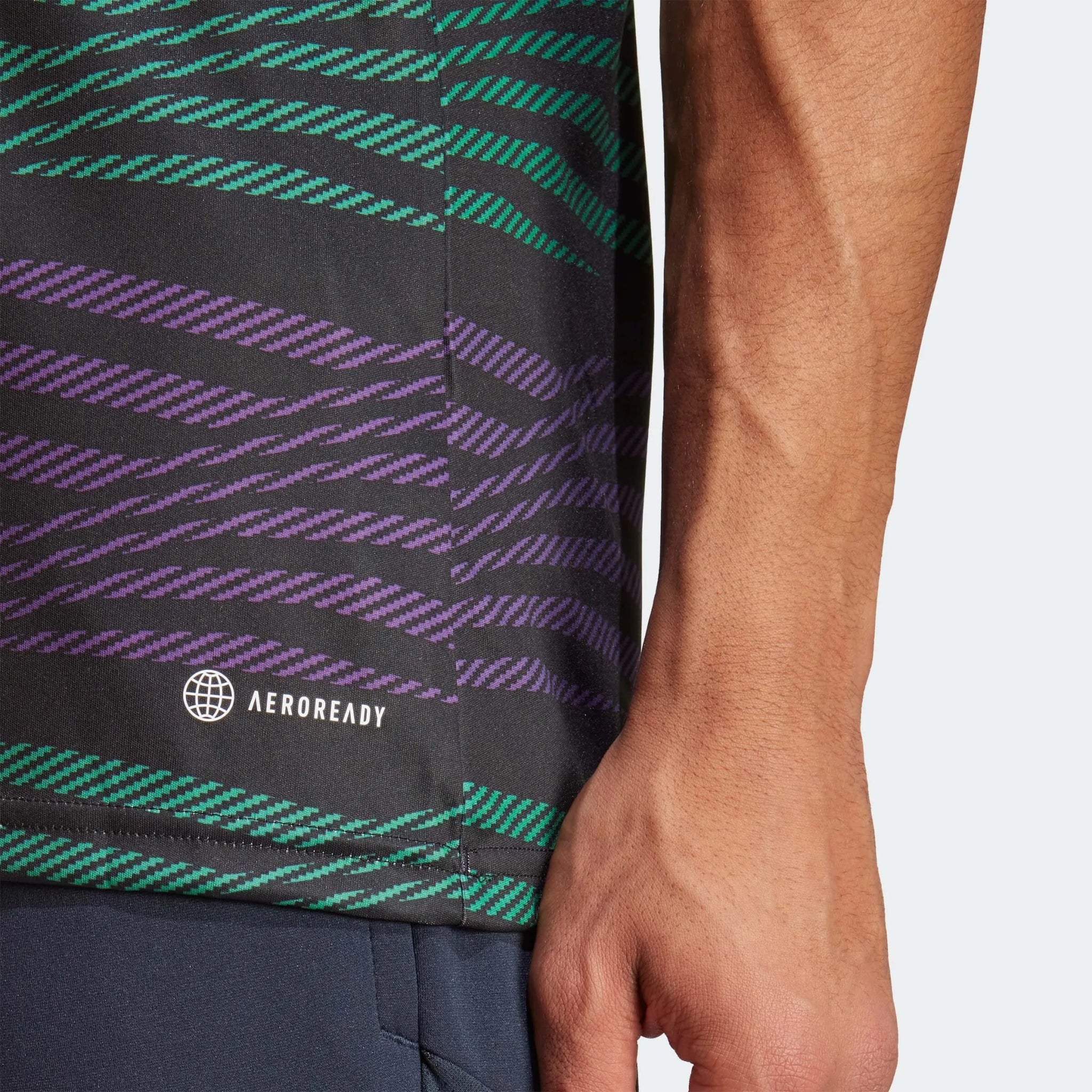 adidas 2023 Real Madrid Pre-Match Jersey - Black-Purple-Green