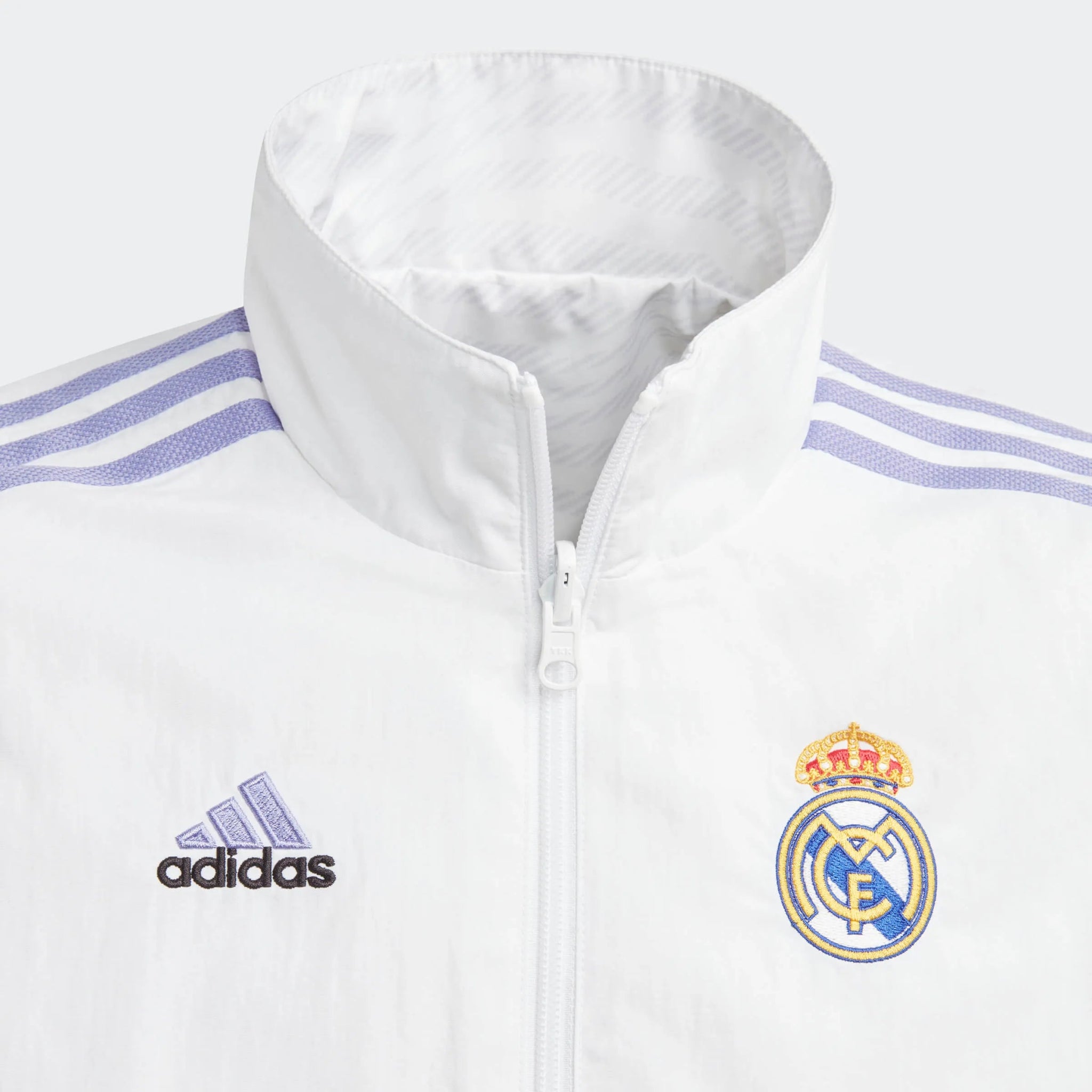 adidas 2023 Real Madrid Youth Reversible Anthem Jacket - White