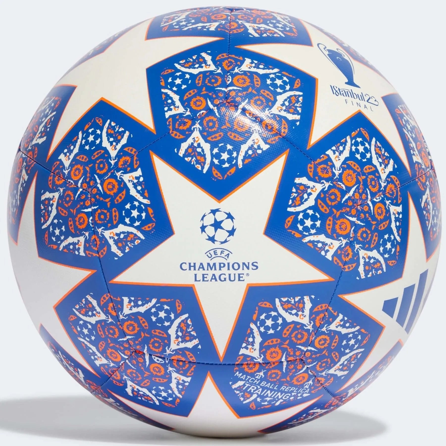 adidas 2023 UCL Training Ball - White-Blue-Orange (Back)