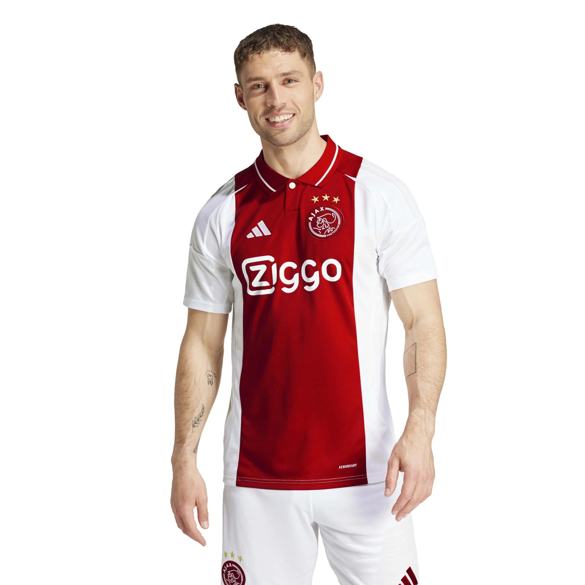 adidas 2024-25 Ajax Men's Stadium Home Jersey