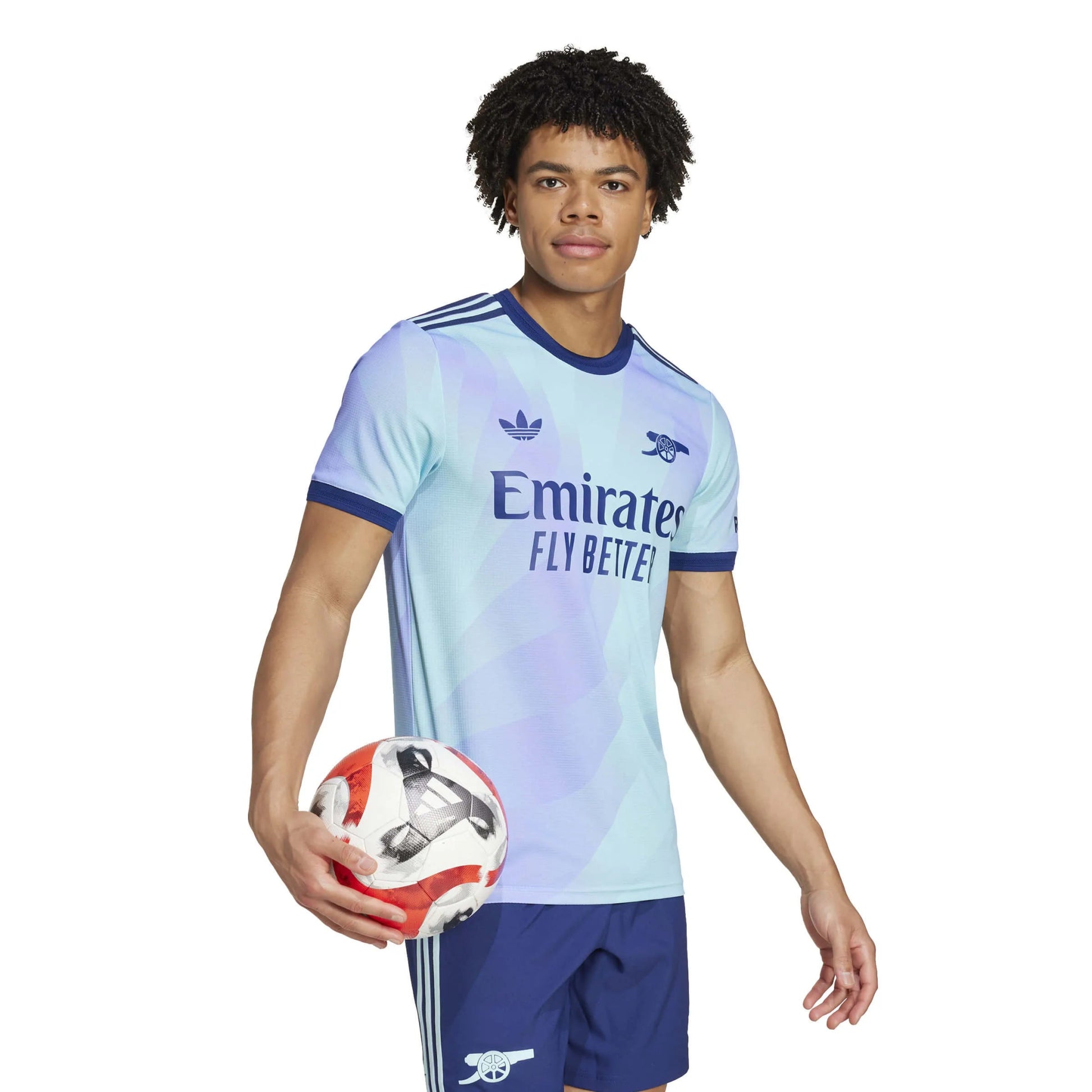 adidas 2024-25 Arsenal Men's Authentic Third Jersey (Model - Side)