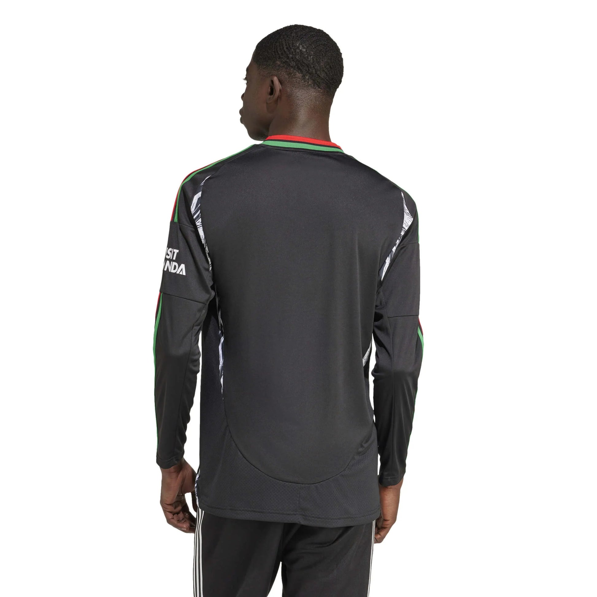 adidas 2024-25 Arsenal Men's Stadium Away Long-Sleeve Jersey (Model - Back)
