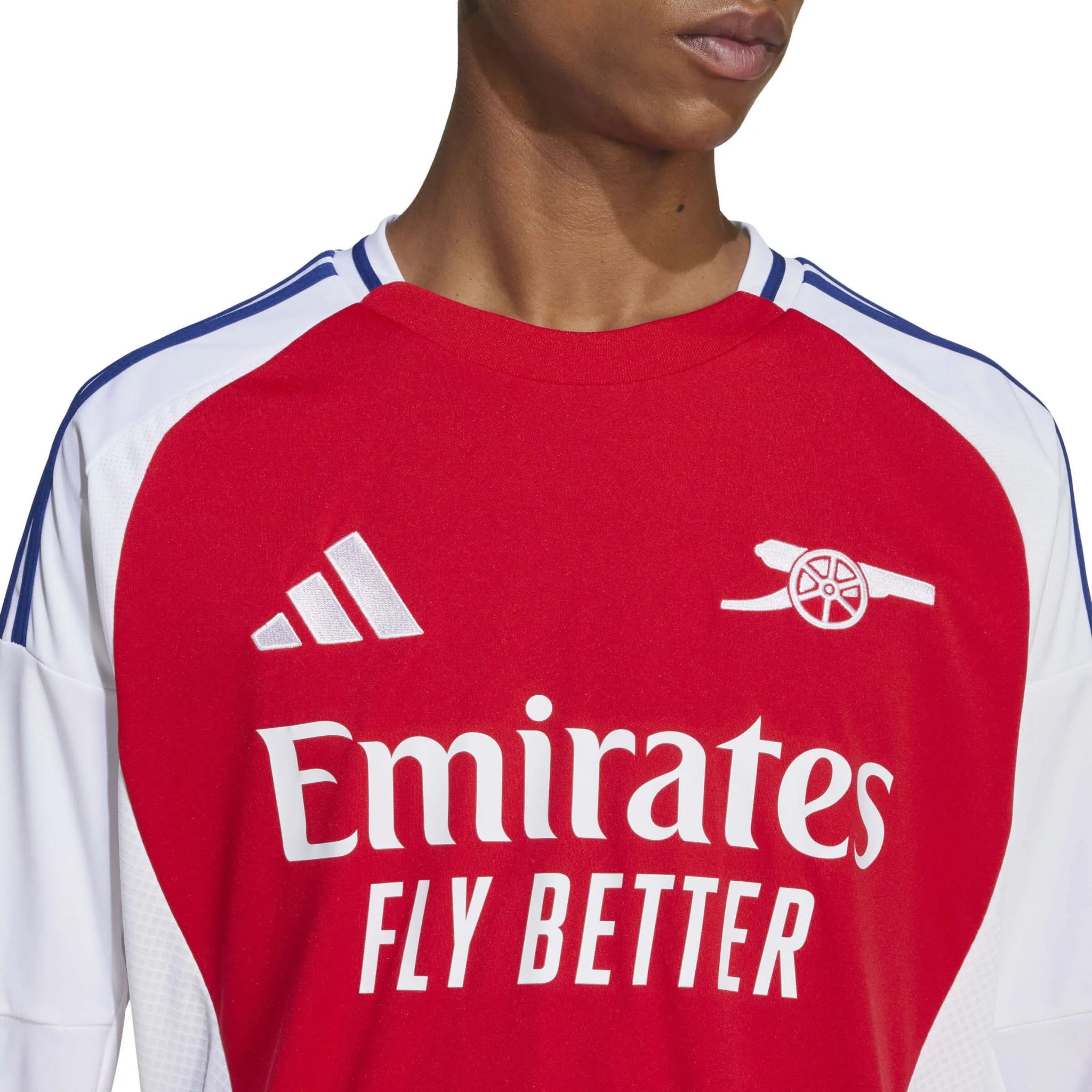 adidas 2024-25 Arsenal Men's Stadium Home Long-Sleeve Jersey