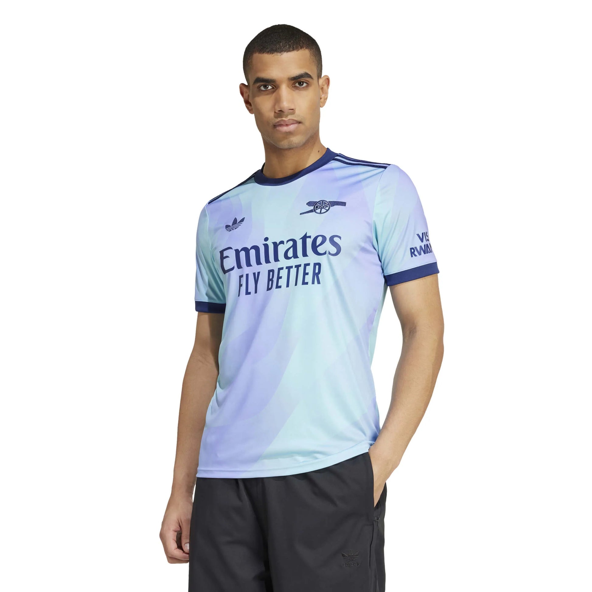 adidas 2024-25 Arsenal Men's Stadium Third Jersey (Model - Front)