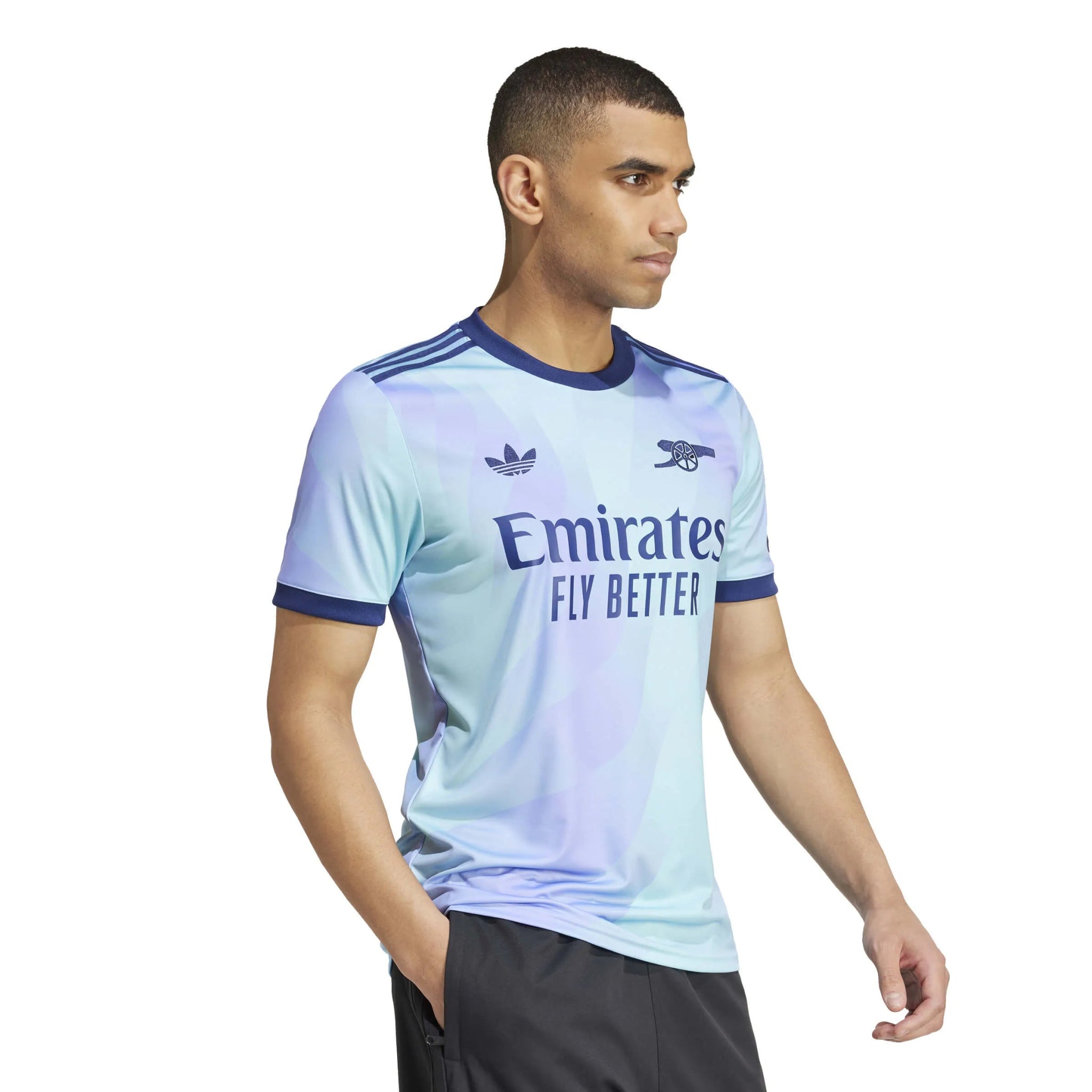 adidas 2024-25 Arsenal Men's Stadium Third Jersey (Model - Side)
