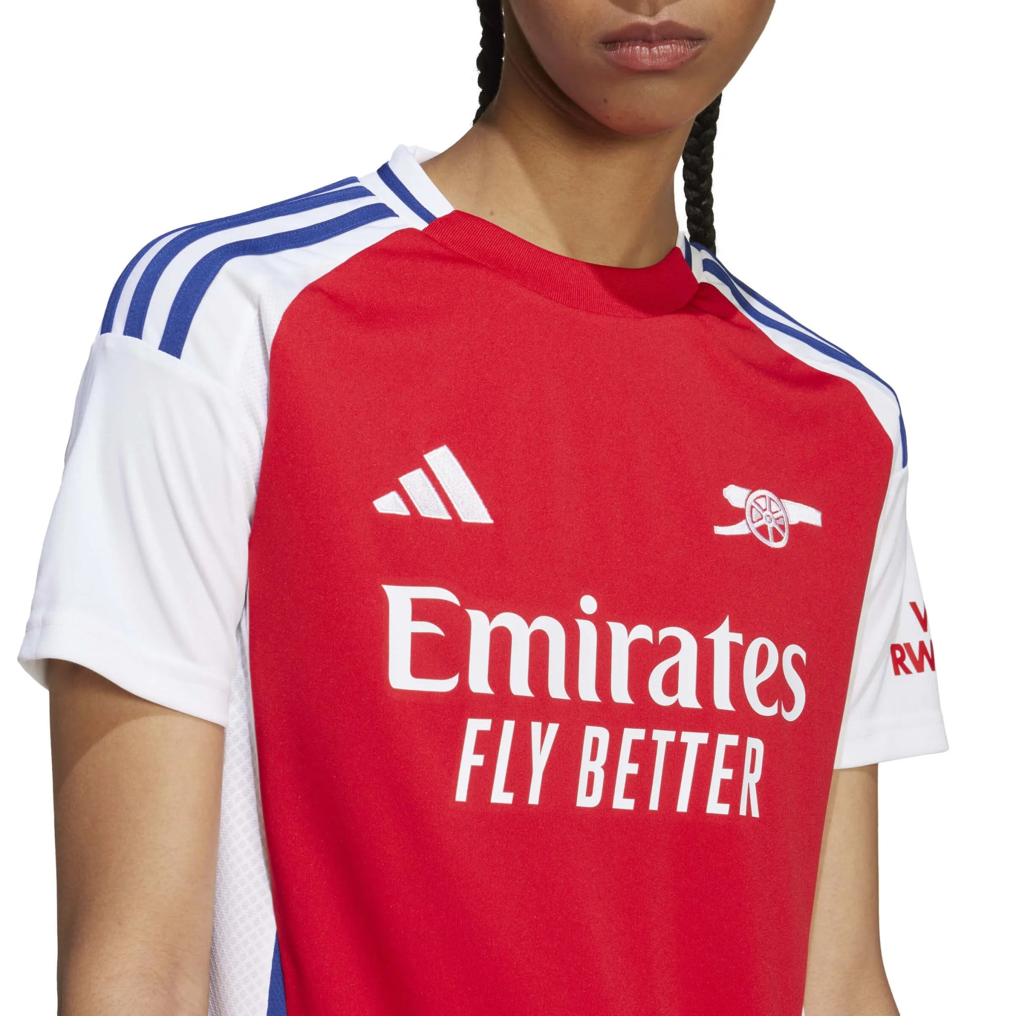 adidas 2024-25 Arsenal Women's Stadium Home Jersey (Detail 1)