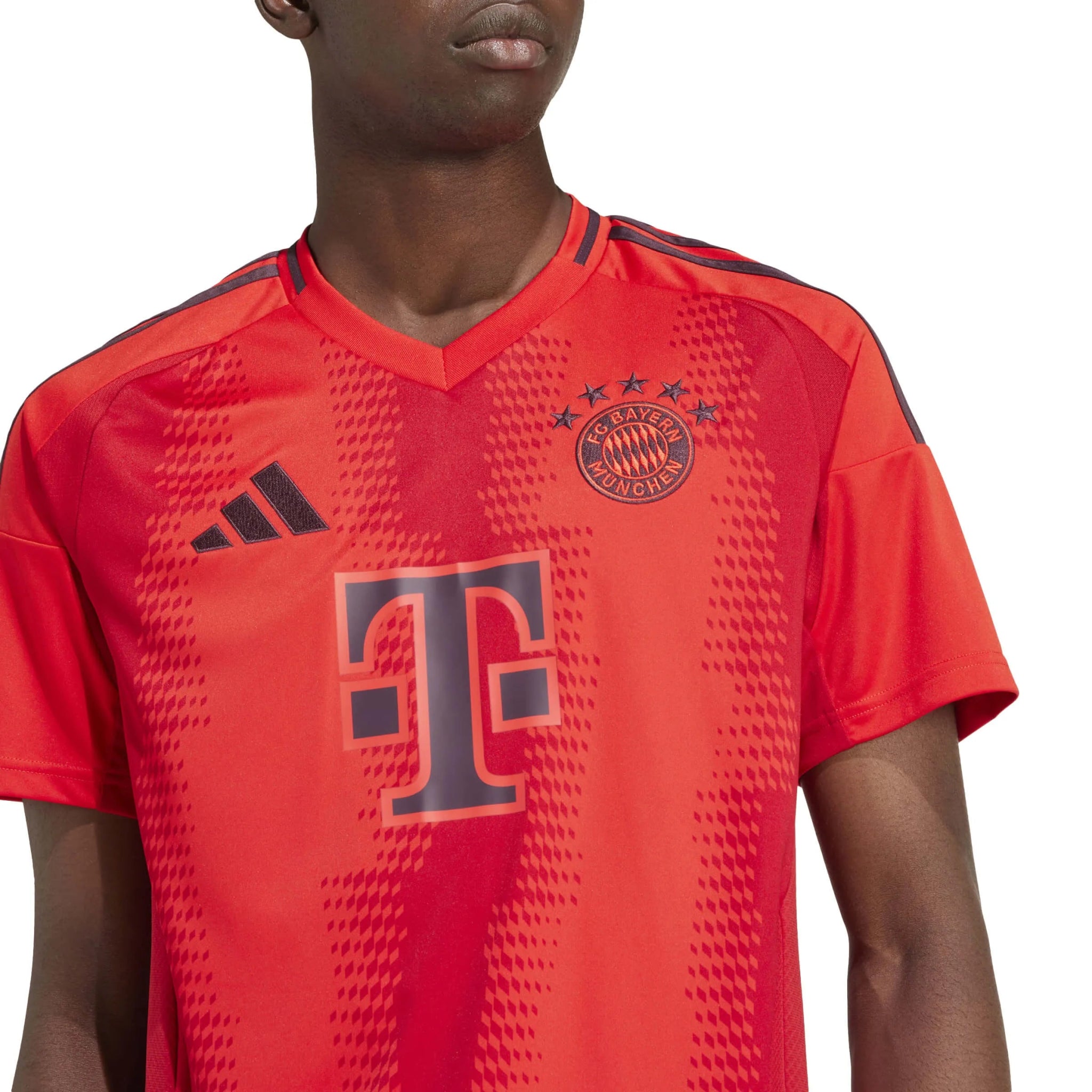 adidas 2024-25 Bayern Munich Men's Stadium Home Jersey (Detail 2)